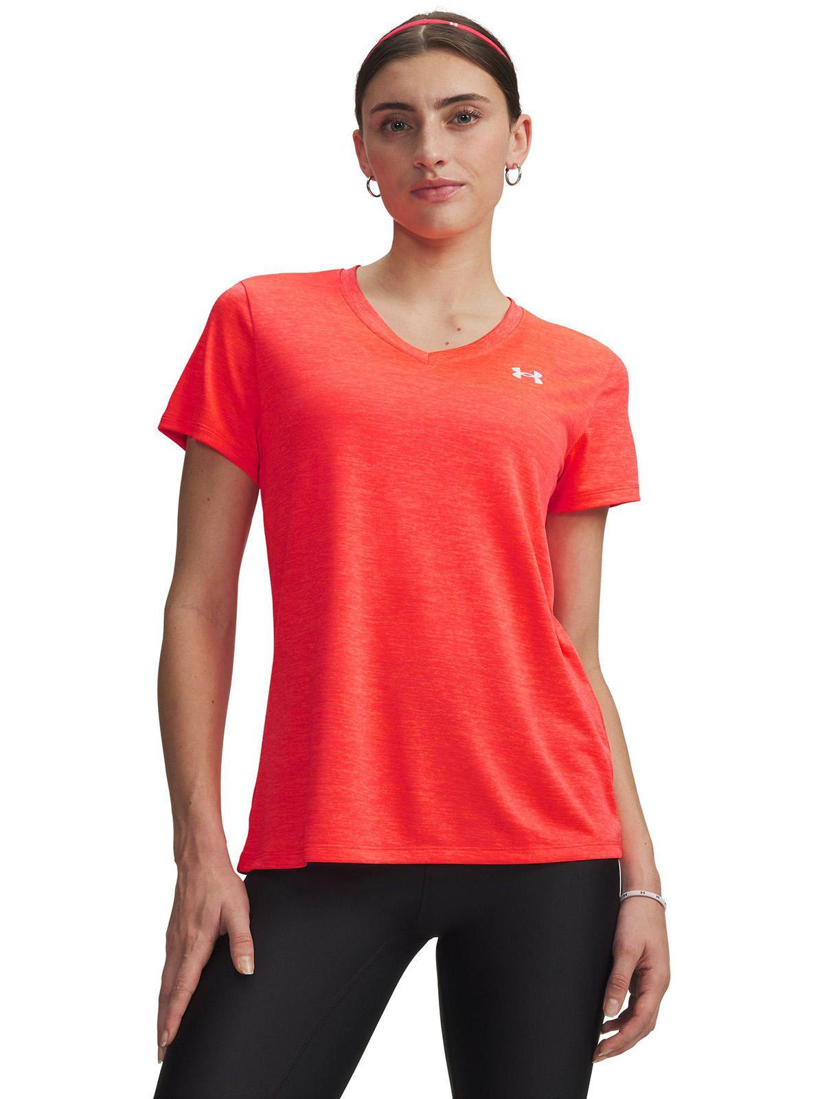 Polera M/C Mujer Tech Twist Rojo-0