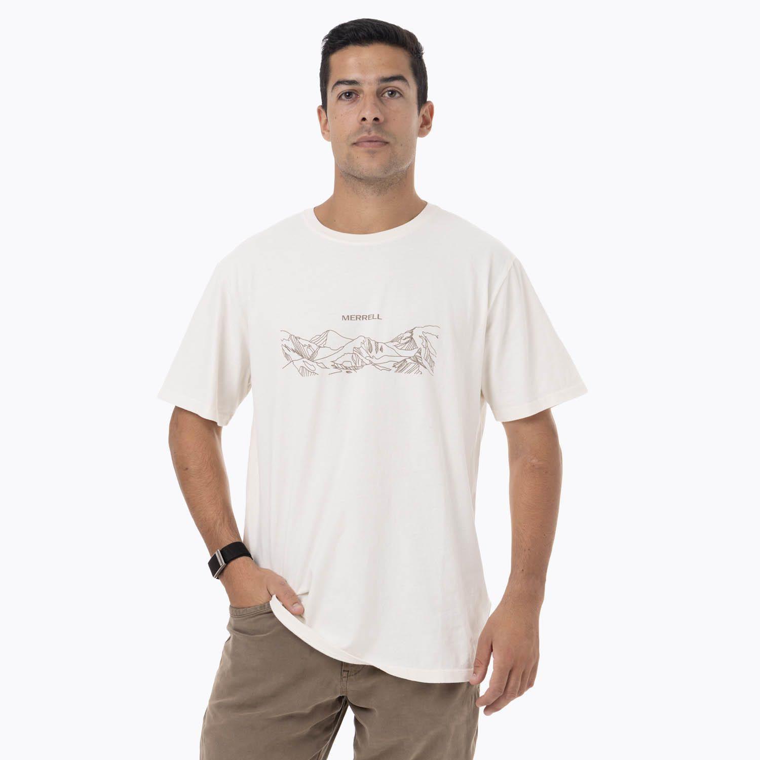 Polera Manga Corta Hombre Edeus Blanco-0