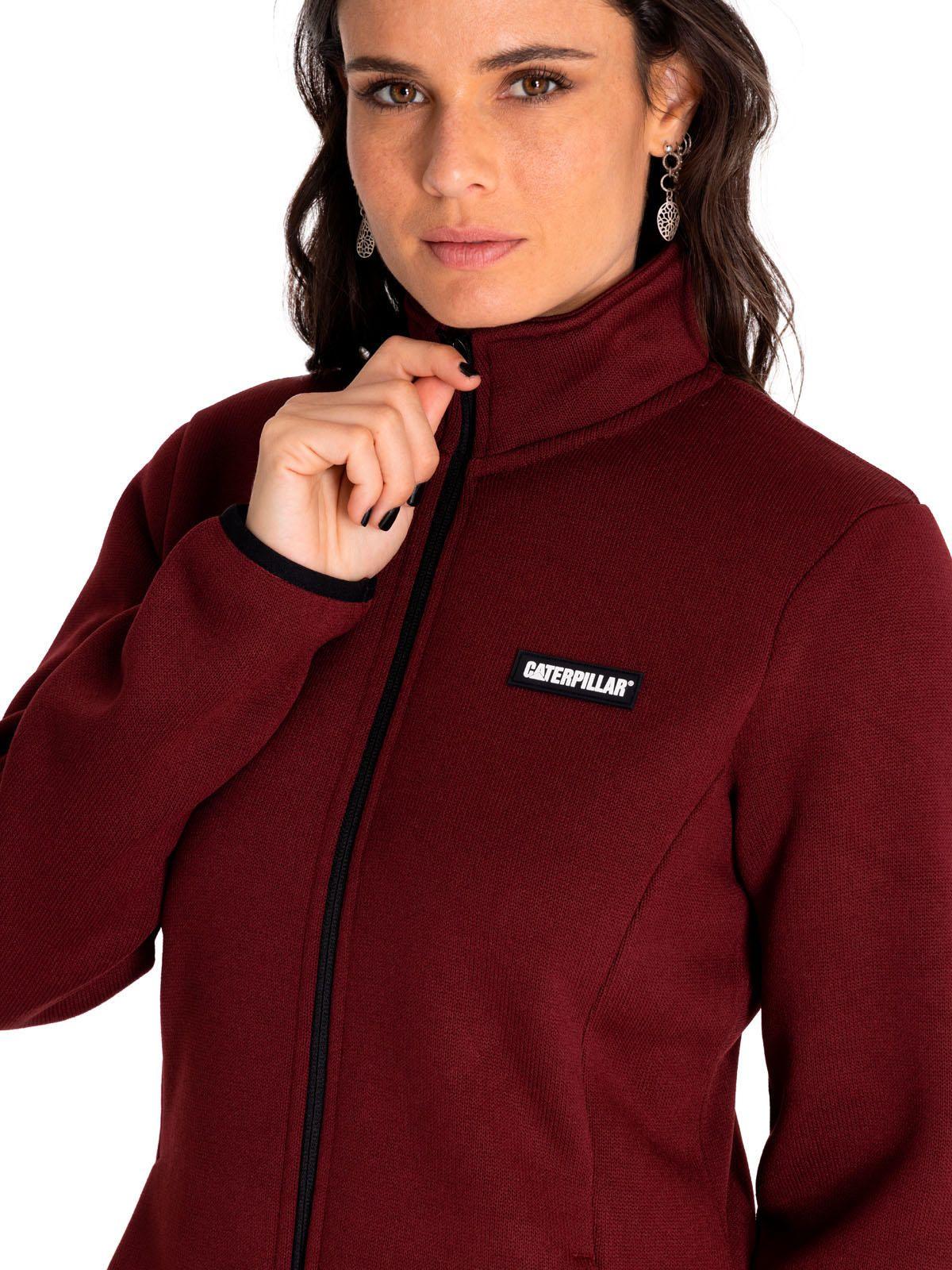 Polar Casual Mujer W Foundation Sweater Fleece Rojo-4