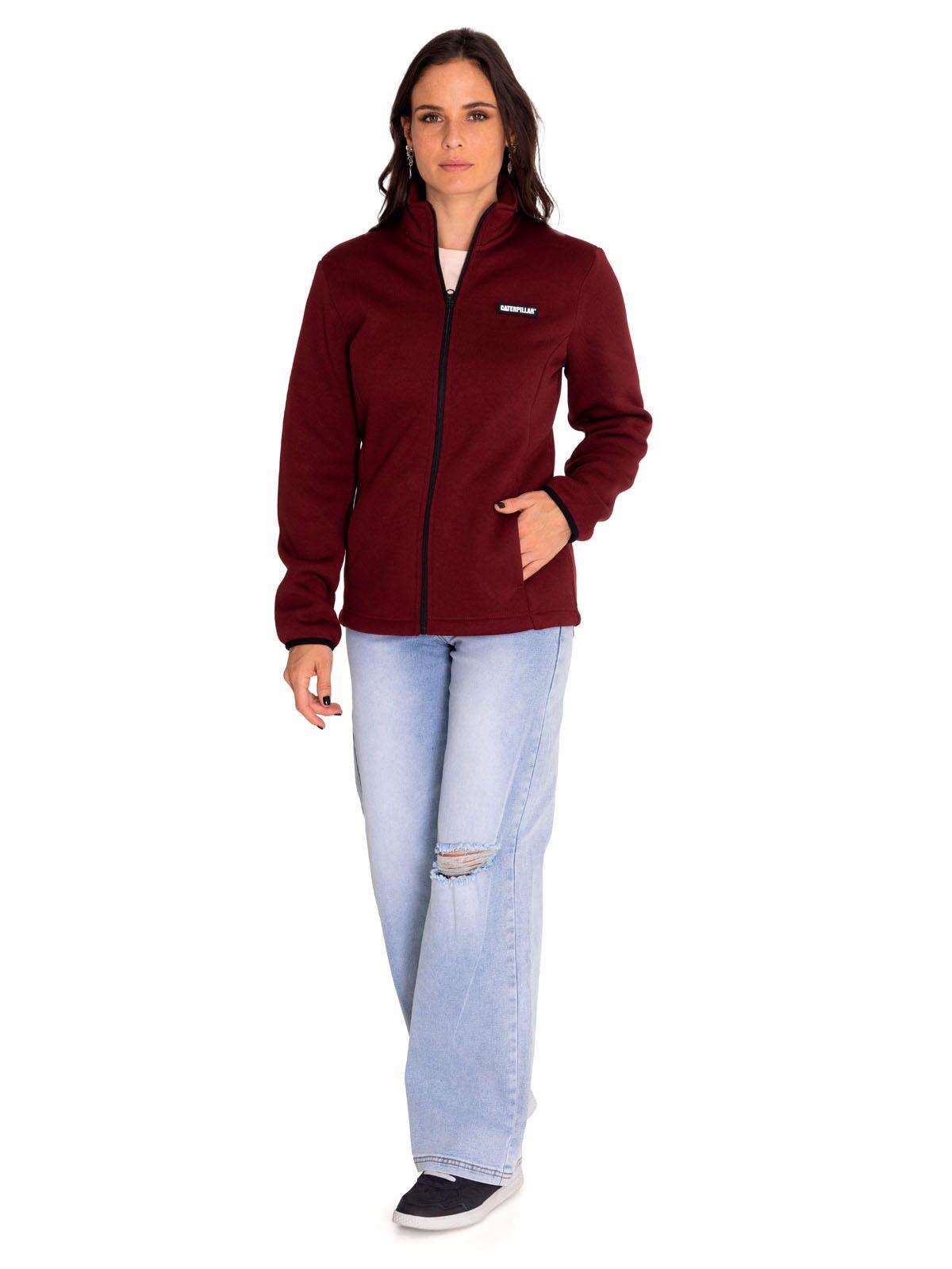 Polar Casual Mujer W Foundation Sweater Fleece Rojo-5