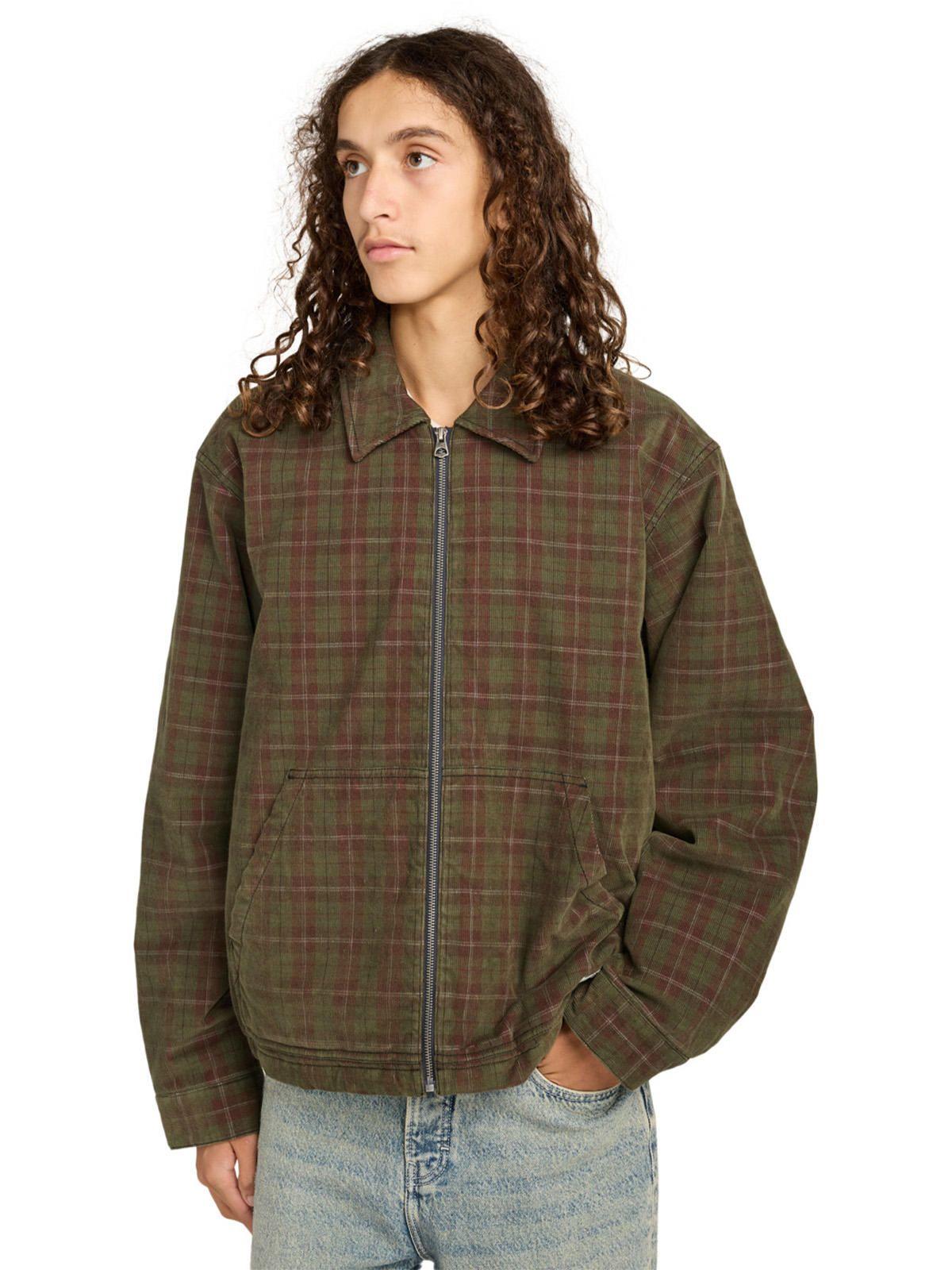 Chaqueta Hombre Corduroy garage Café-3