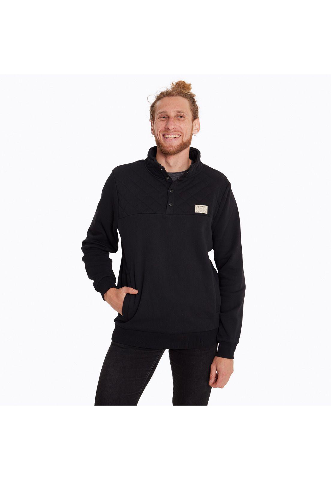 Polerón Hombre Stone Sweatshirt Negro-3