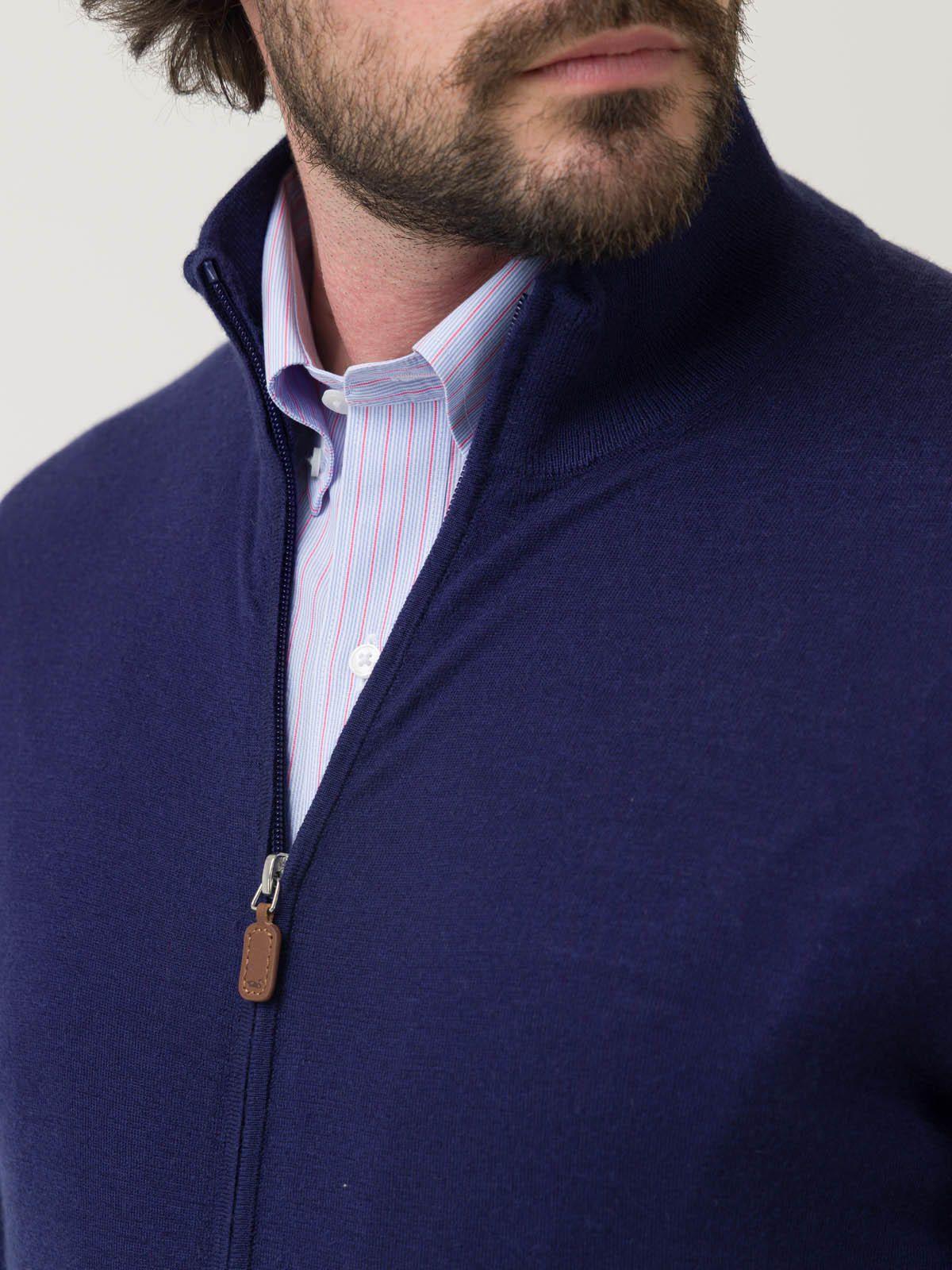 Sweater Cashmere Hombre Amalfi Azul-6