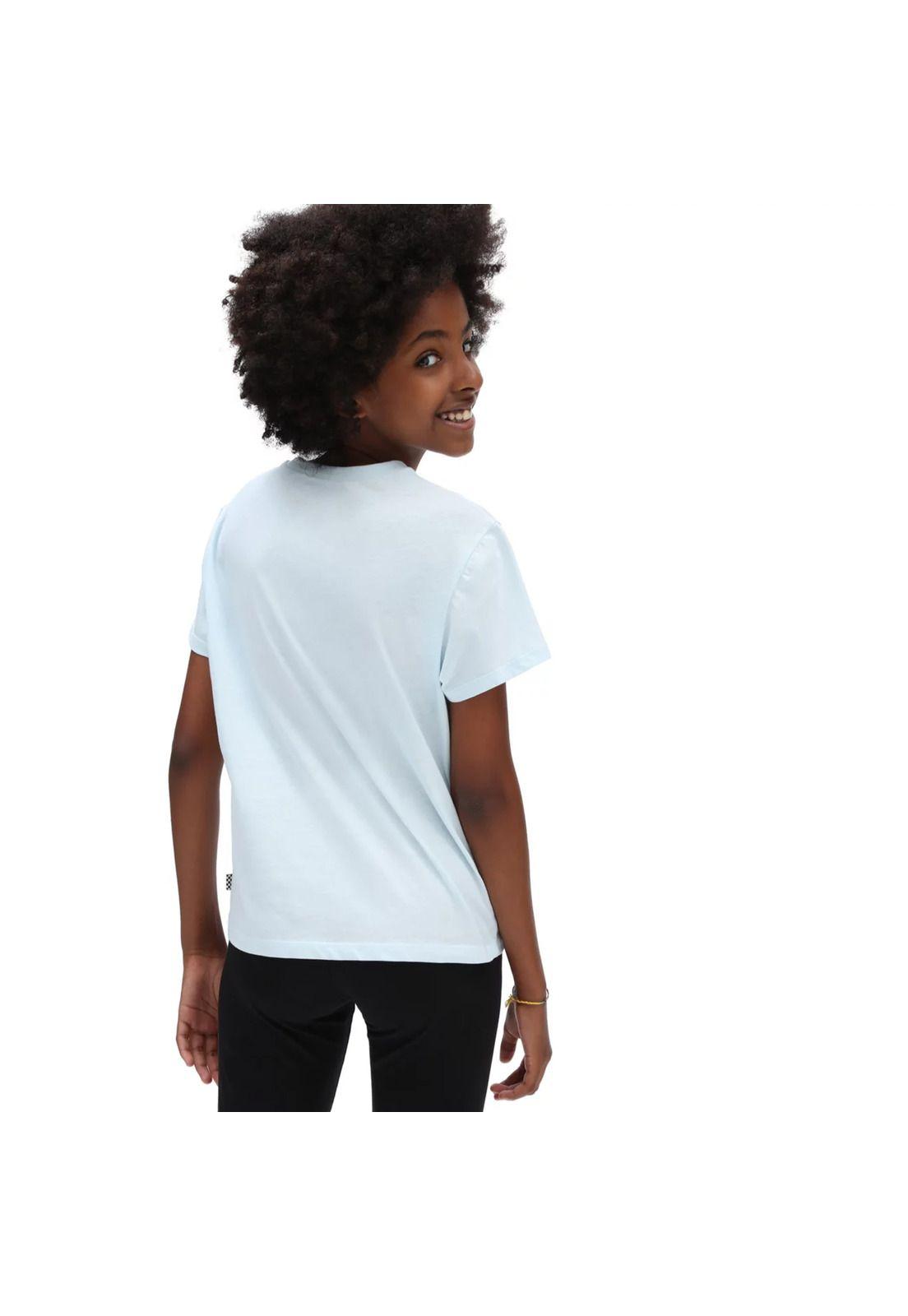 Polera Manga Corta Gr Flying V CrewG Celeste Niño-2