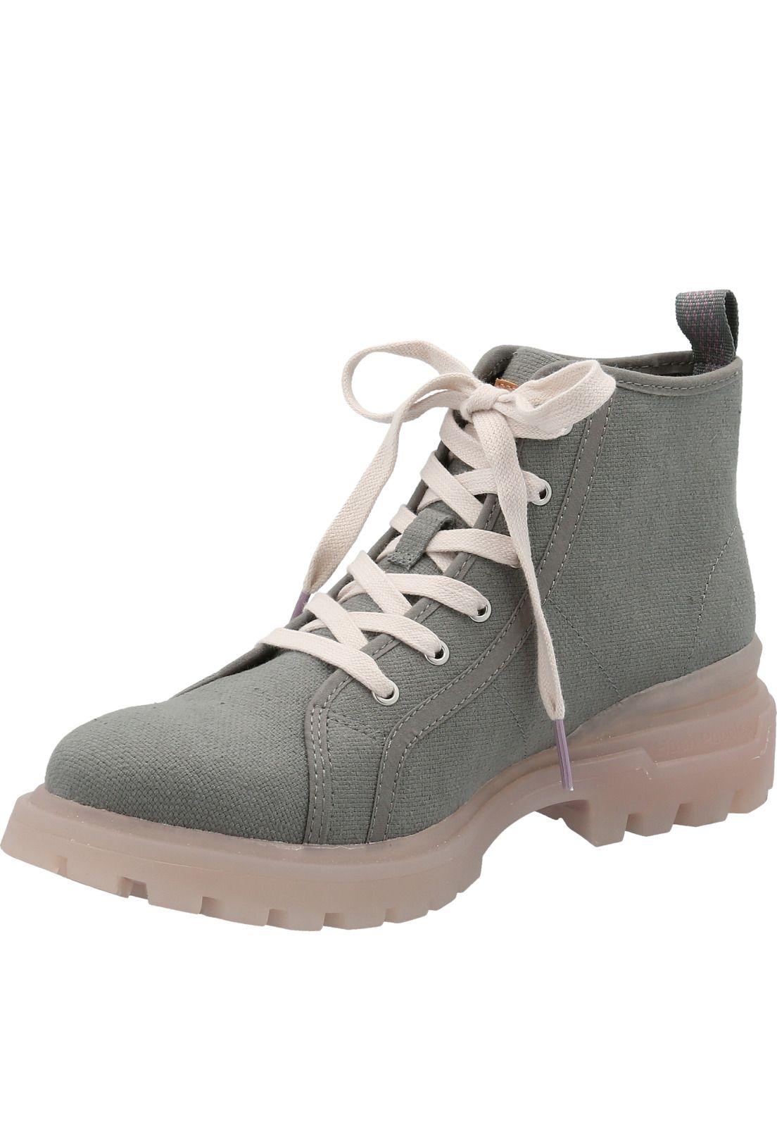 Botín Mujer Wild Gris-3