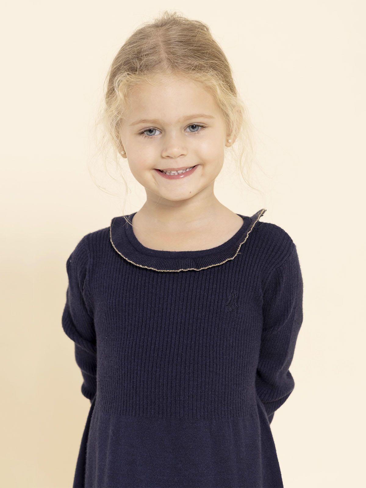 Vestido Bridget Niña Azul-3