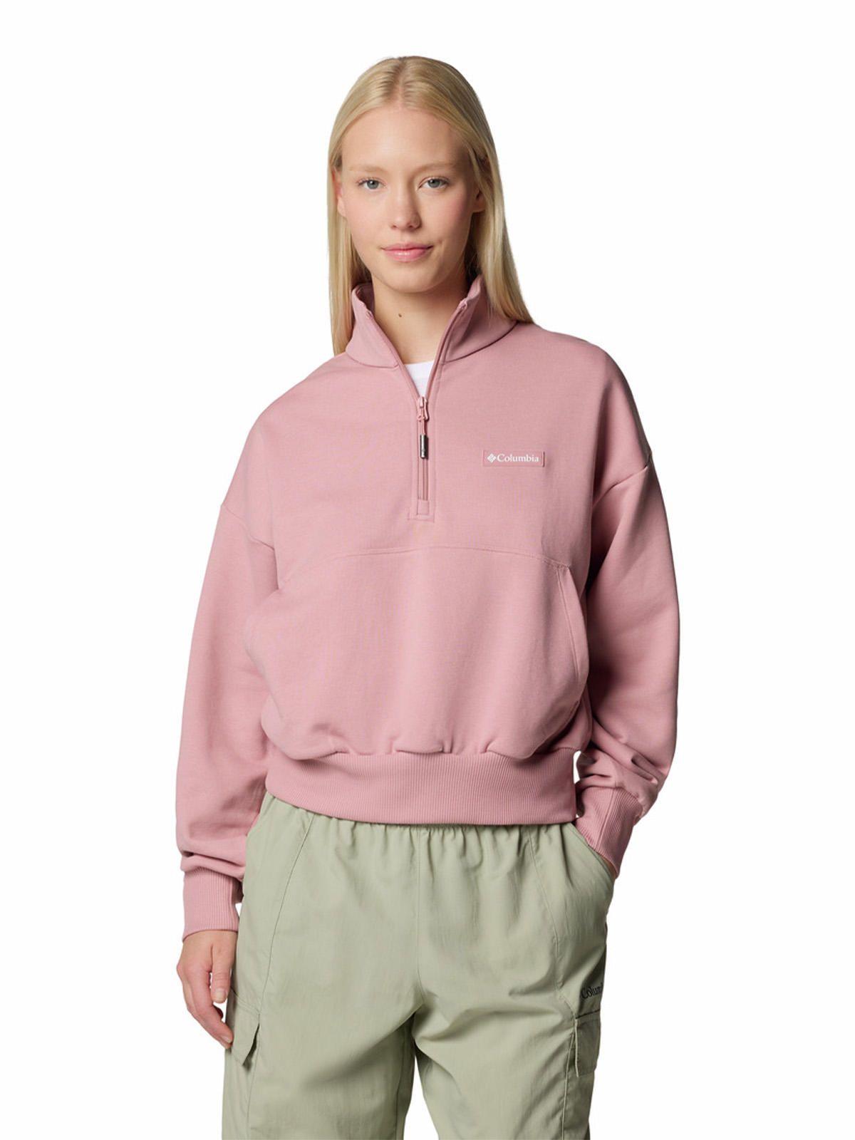 Polerón Mujer Marble Canyon Quart Rosado-0