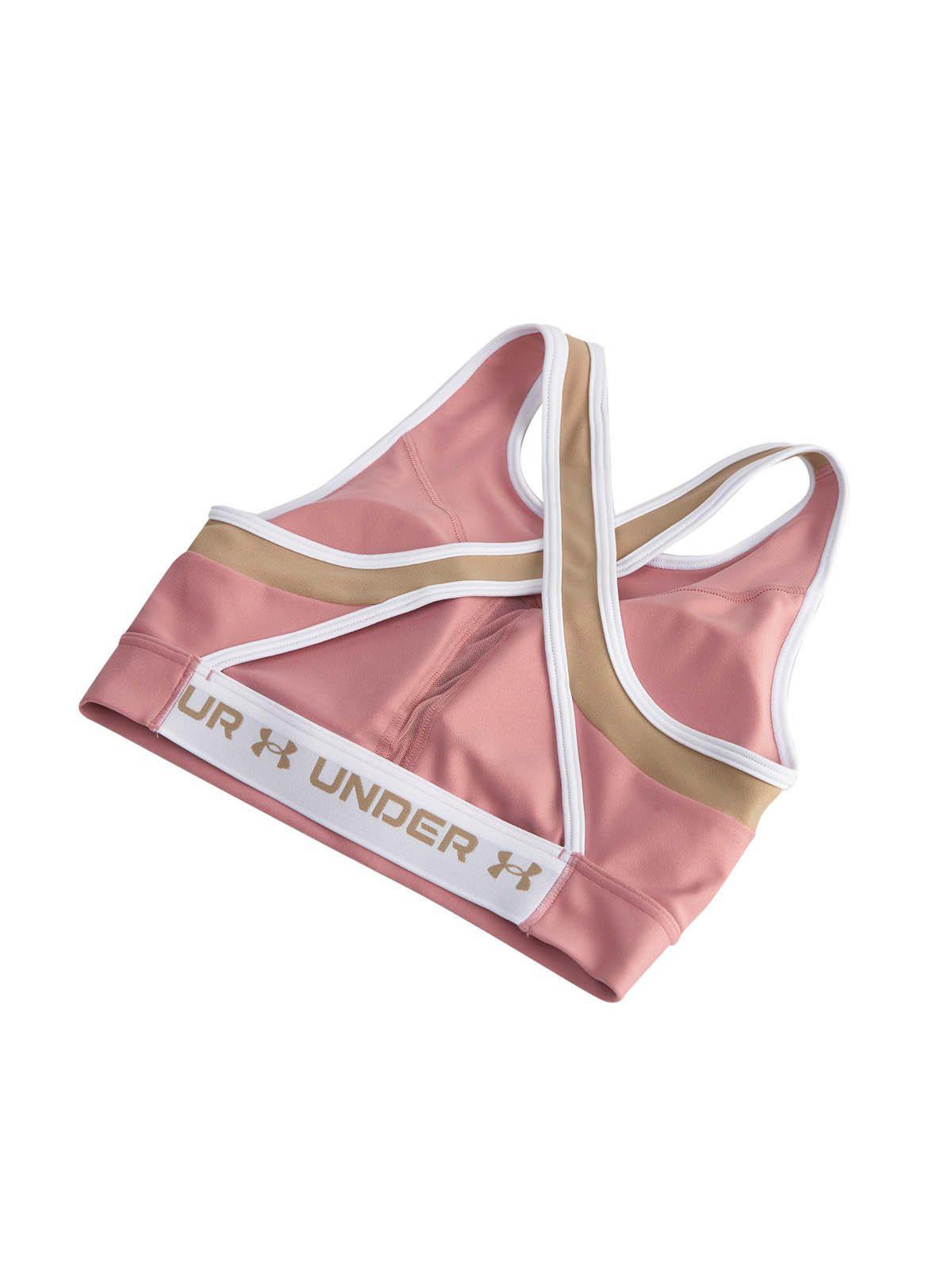 Peto Training  Mujer Crossback mid Open back Rosado -1