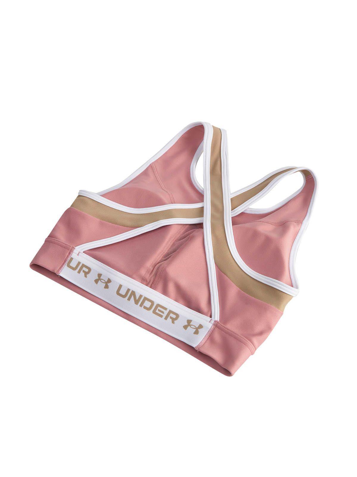 Peto Training  Mujer Crossback mid Open back Rosado -1