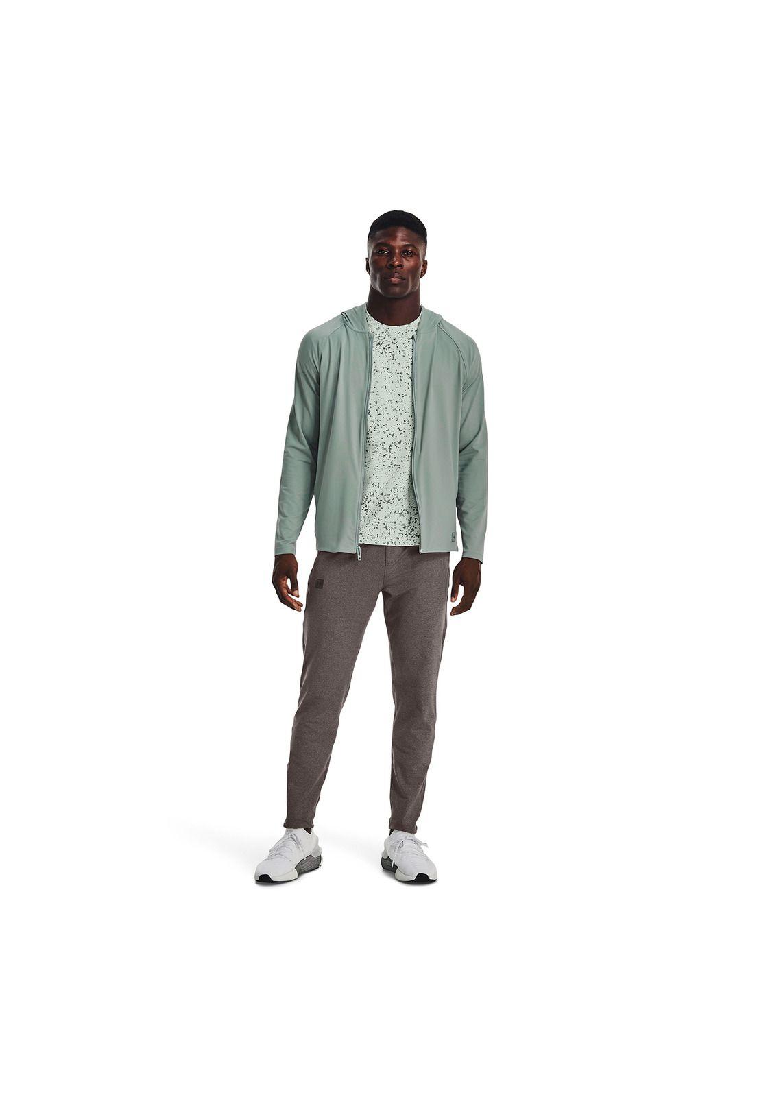 Polerón UA Meridian Full ZIP hombre Gris-5