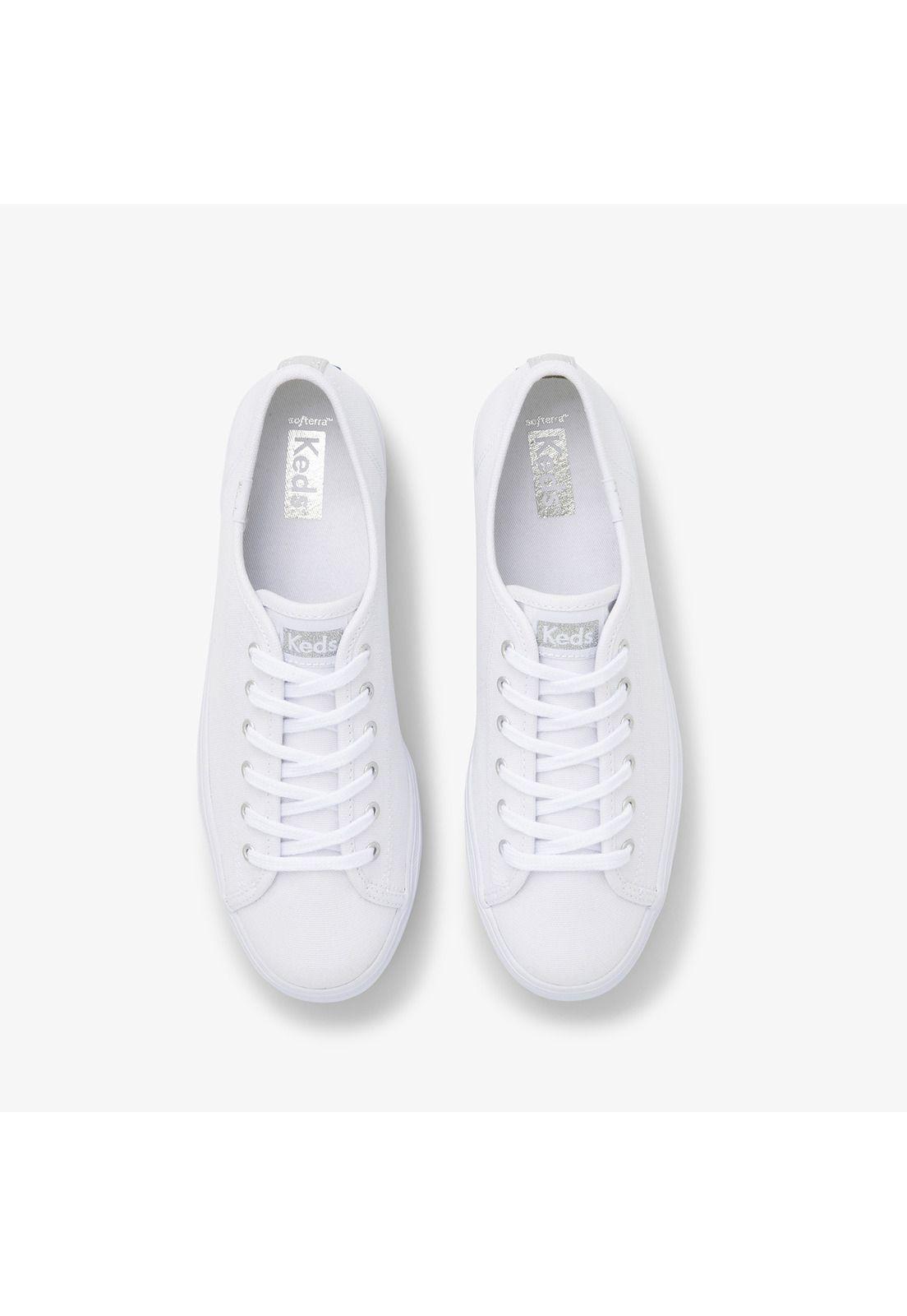 Zapatilla Mujer Triple Up Canvas Blanco -2