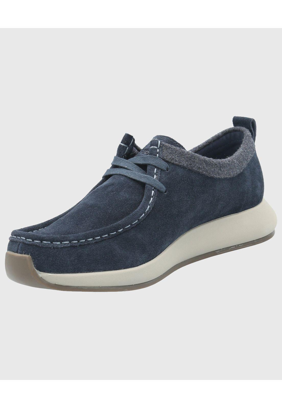 Zapato Cuero Hombre Icon Azul-4
