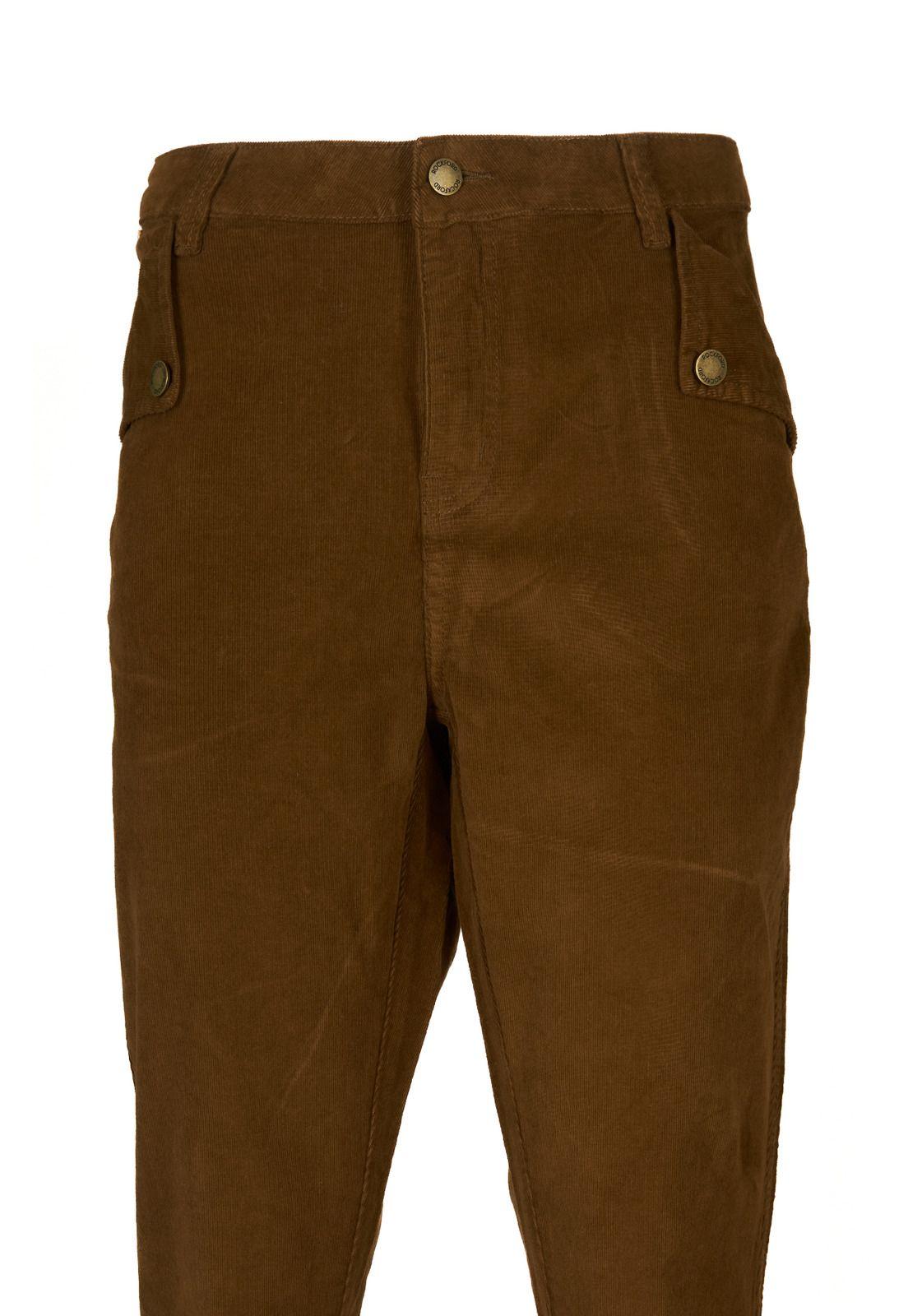 Pantalón Algodón Orgánico Mujer Alicia Café-3