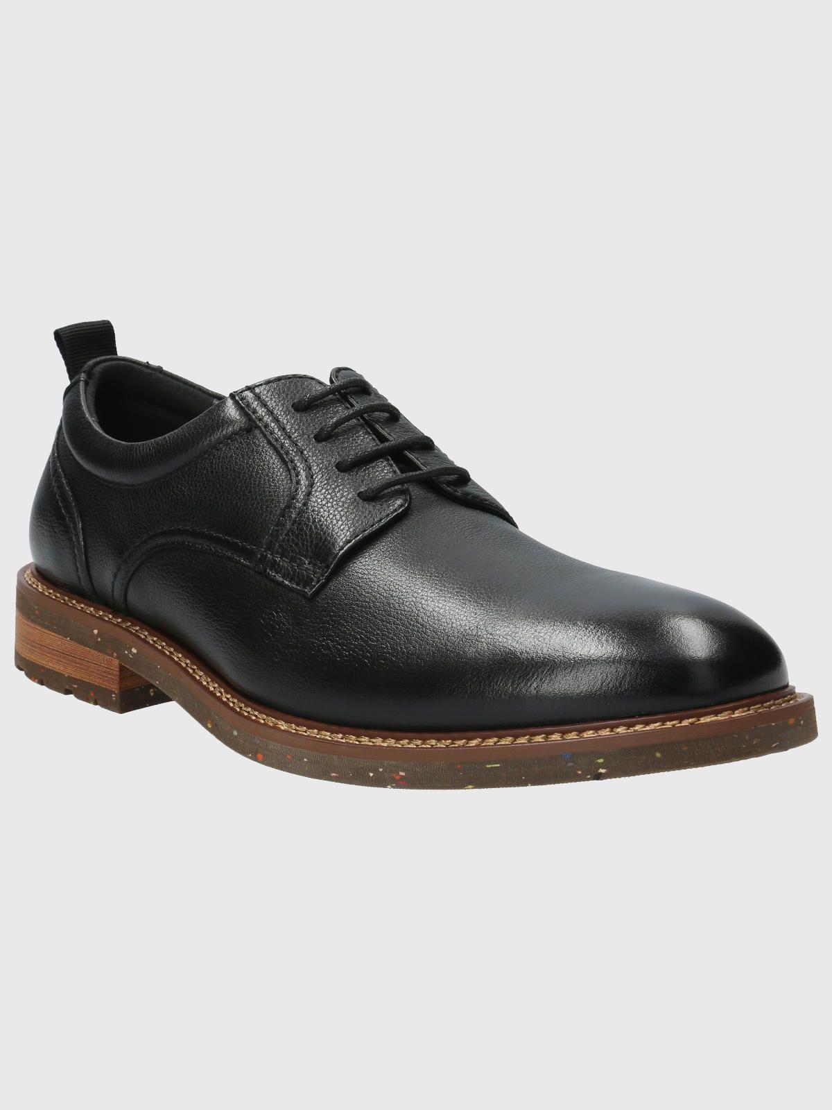 Zapato Cuero Hombre Hinton Negro-0