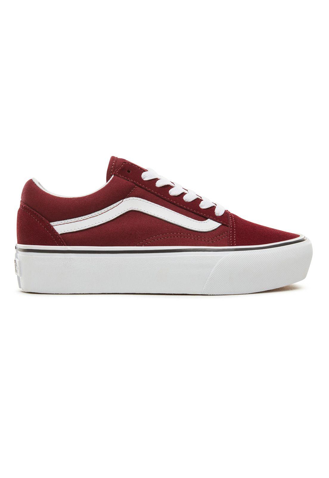 Zapatilla Urbana Mujer Ua Old Skool Platform Burdeo-0
