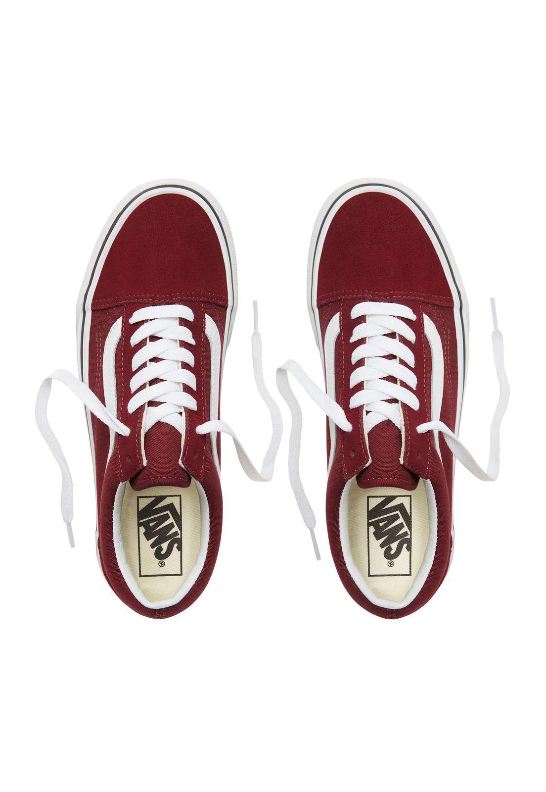 Zapatilla Urbana Mujer Ua Old Skool Platform Burdeo-1