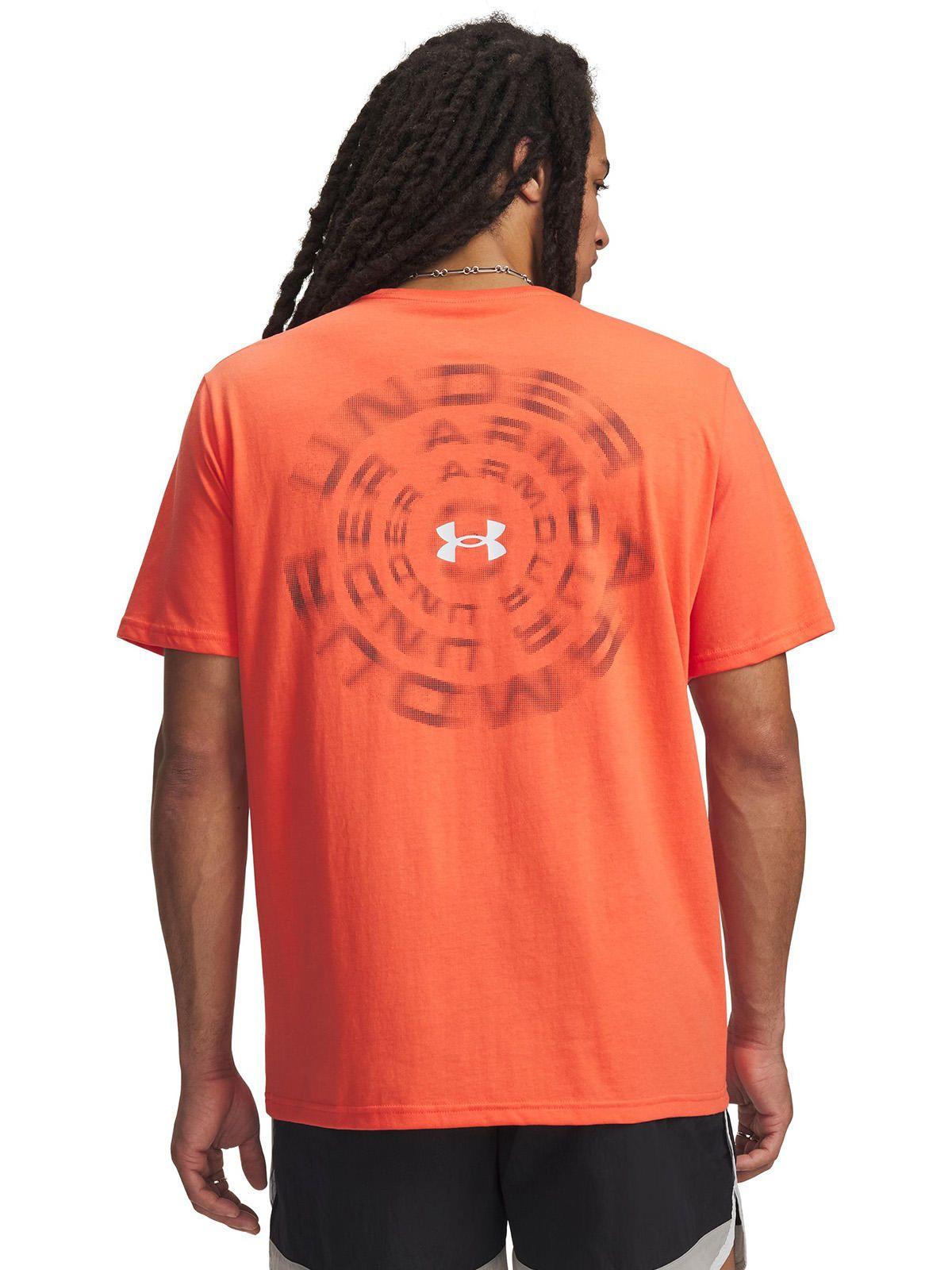 Polera M/C Hombre Blur Wordmark Ss Rojo-1