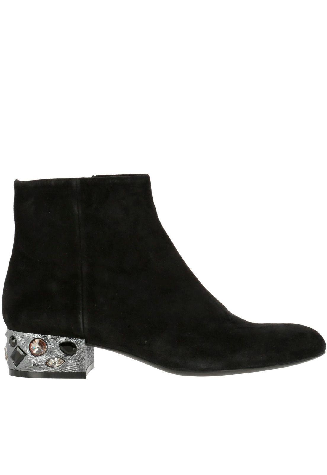 Botin Mujer Cuero Ferla Negro-2