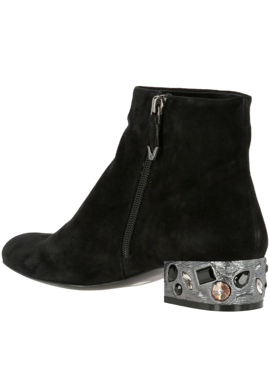 Botin Mujer Cuero Ferla Negro-4
