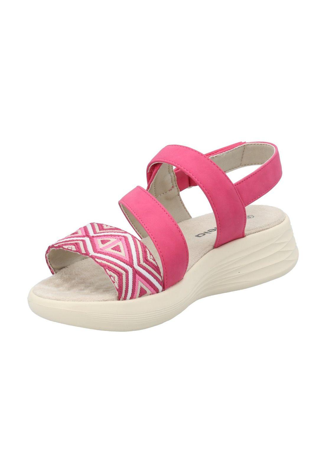 Sandalia Mujer Idara Fucsia-4