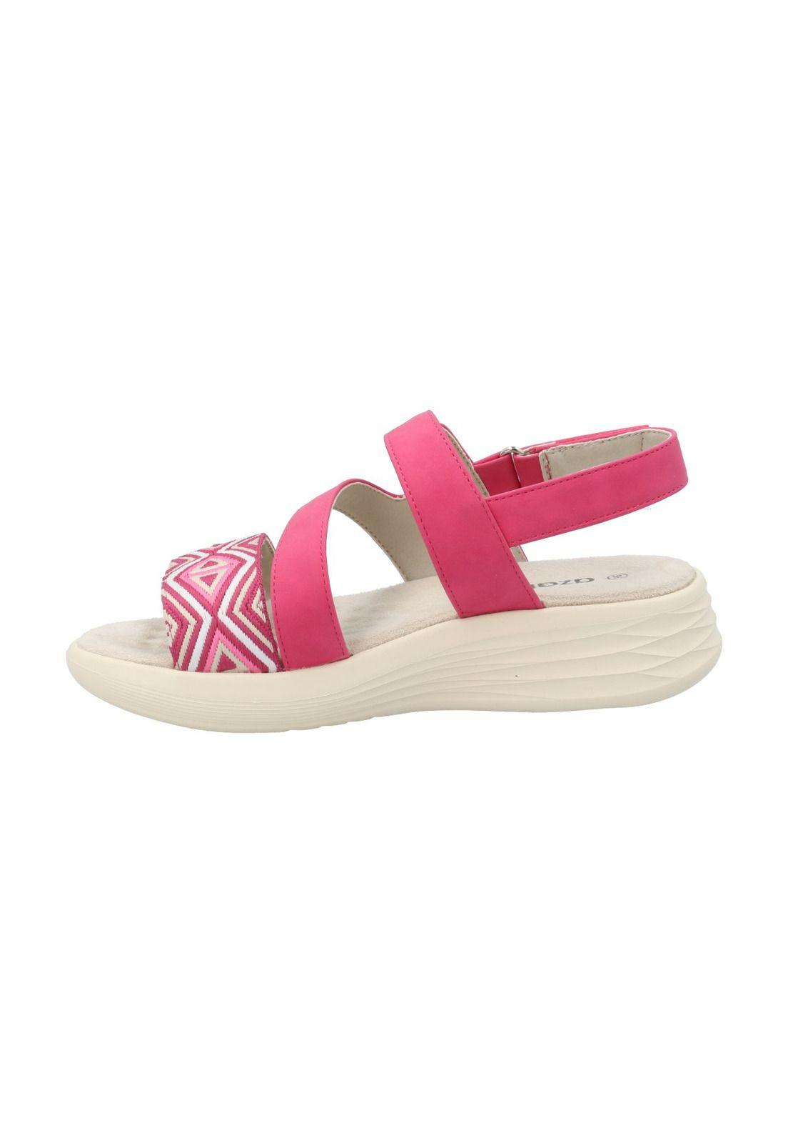 Sandalia Mujer Idara Fucsia-5
