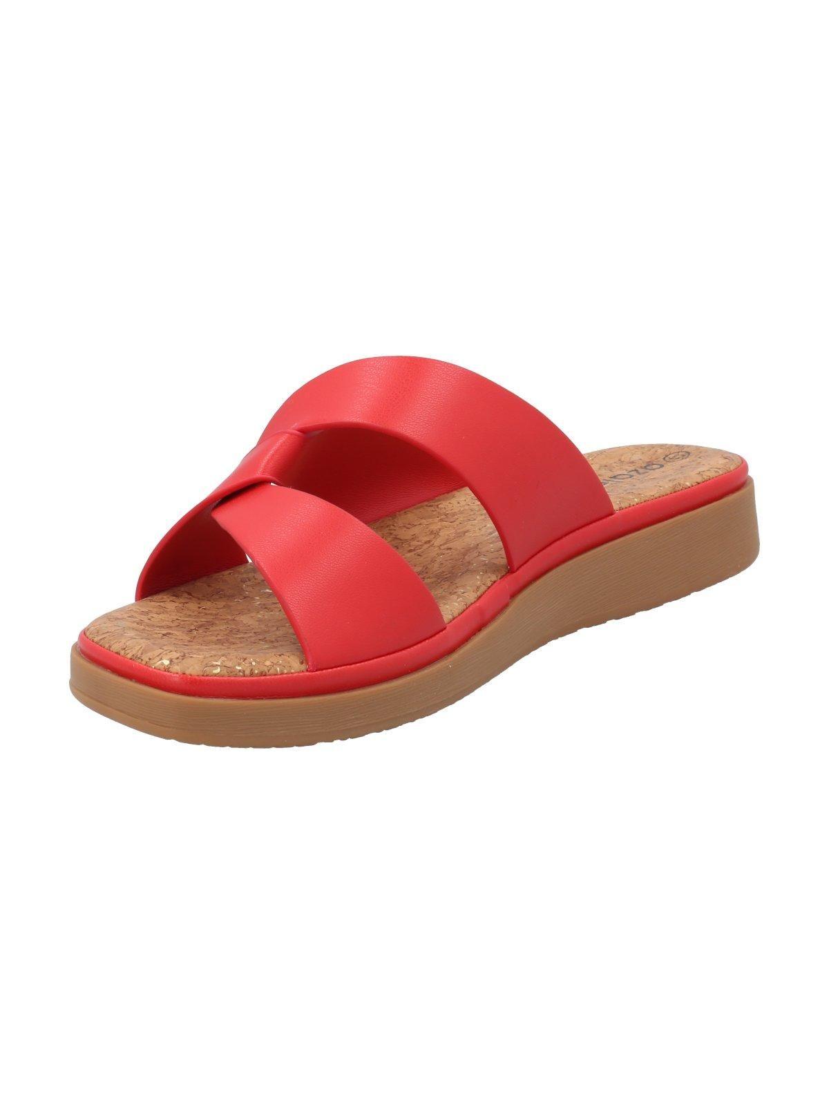 Sandalia Mujer Orquidea Rojo-4