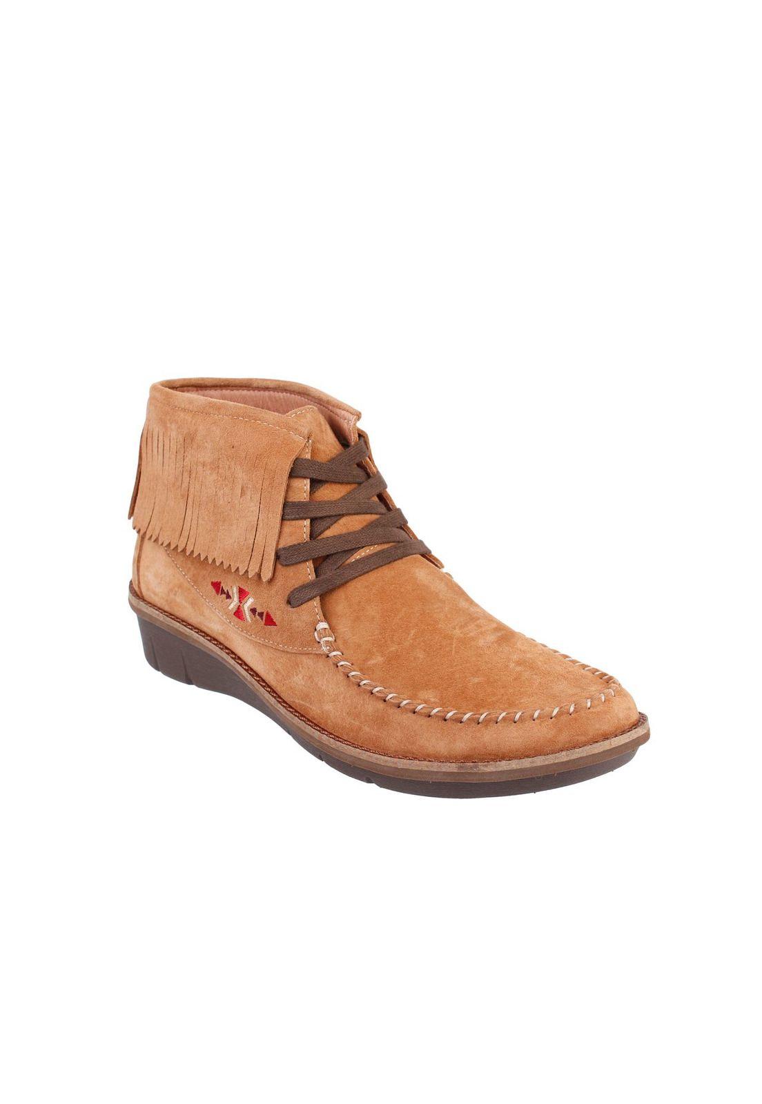 Botin Cuero Paradise Café-0