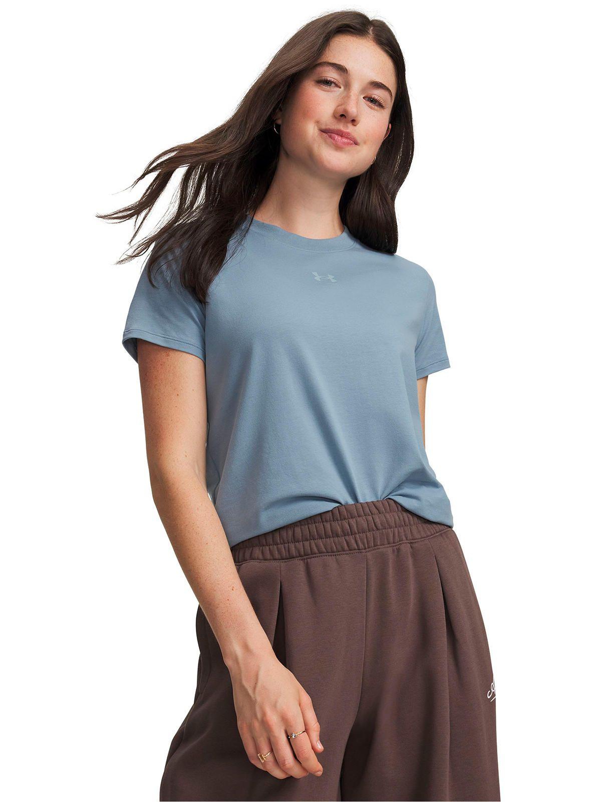 Polera manga corta Rival Core azul Mujer-0