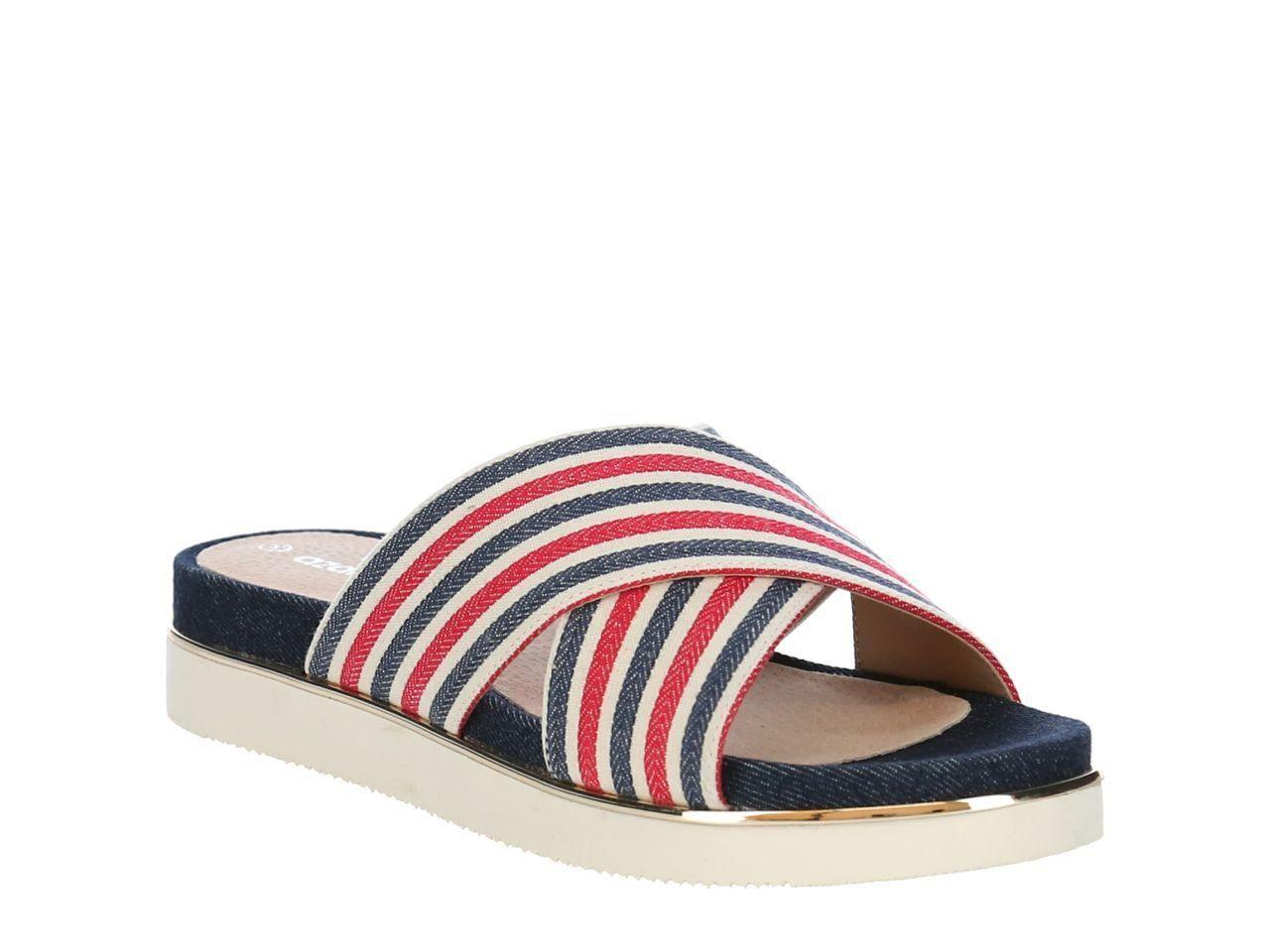 Sandalia Mujer Ancla Multi Rayas-0