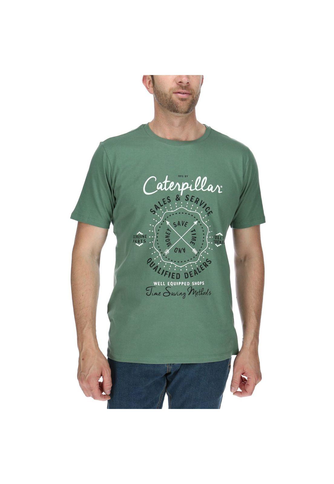 Polera Mc Hombre Shop Tee Verde-0