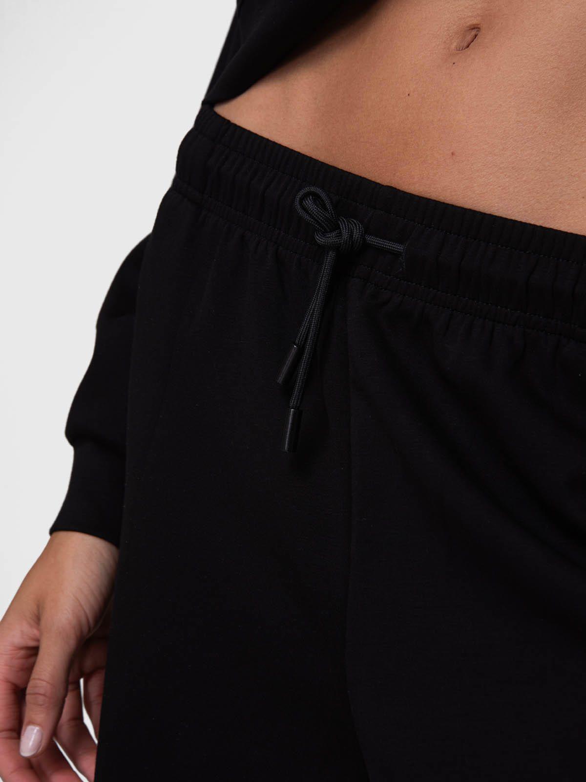 Pantalon Buzo Mujer Wide Leg Paz Rec Negro-4