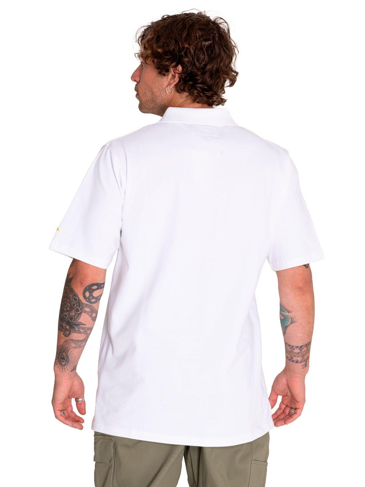 Polera Polo Hombre Logo Pique Polo Blanco-3