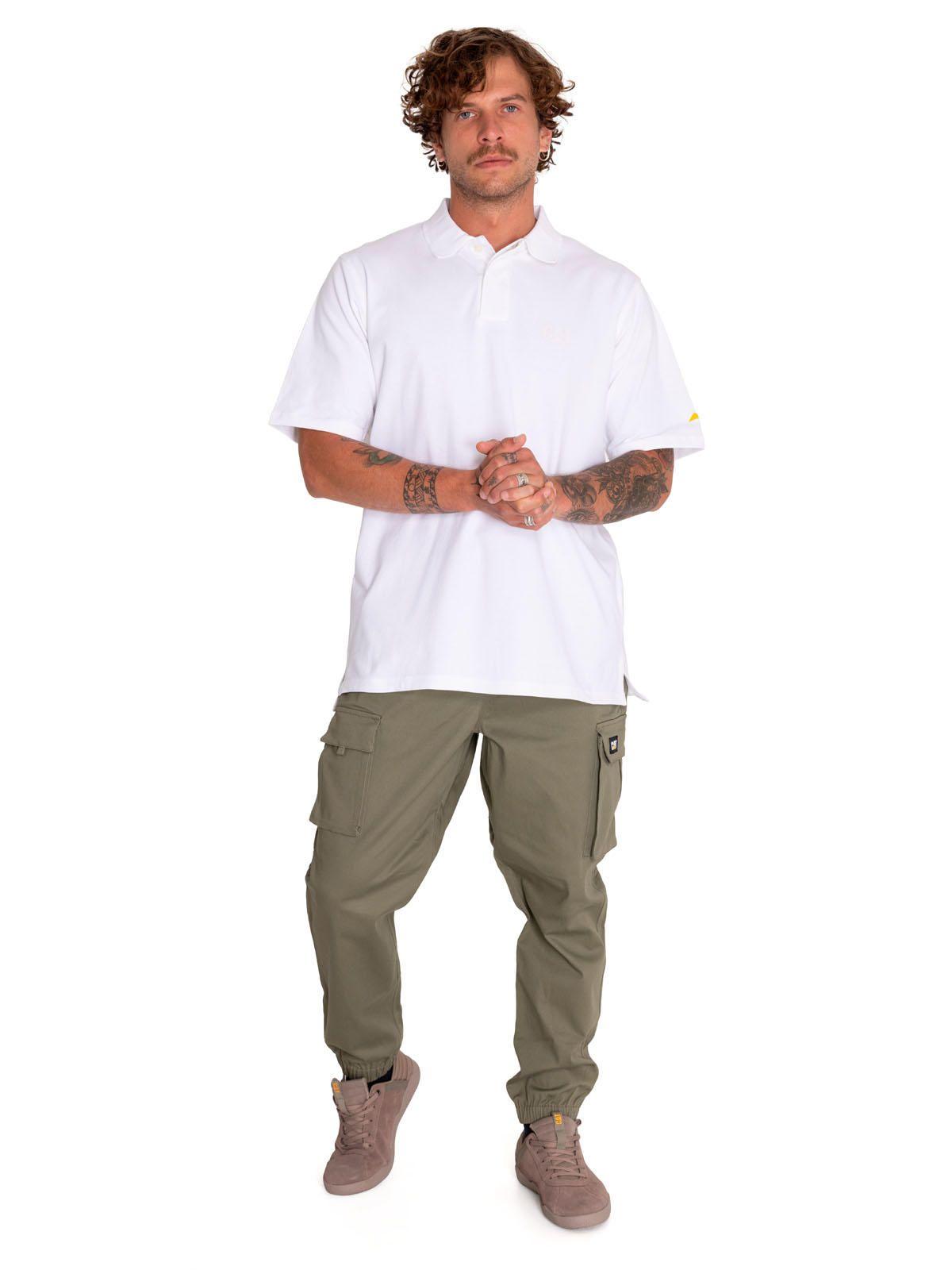 Polera Polo Hombre Logo Pique Polo Blanco-6