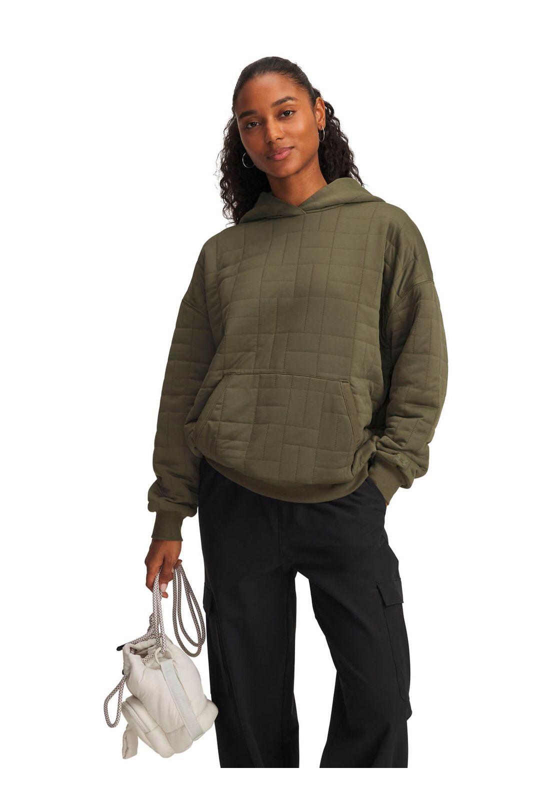 Polerón Lifestyle mujer Unstoppable Fleece verde -0