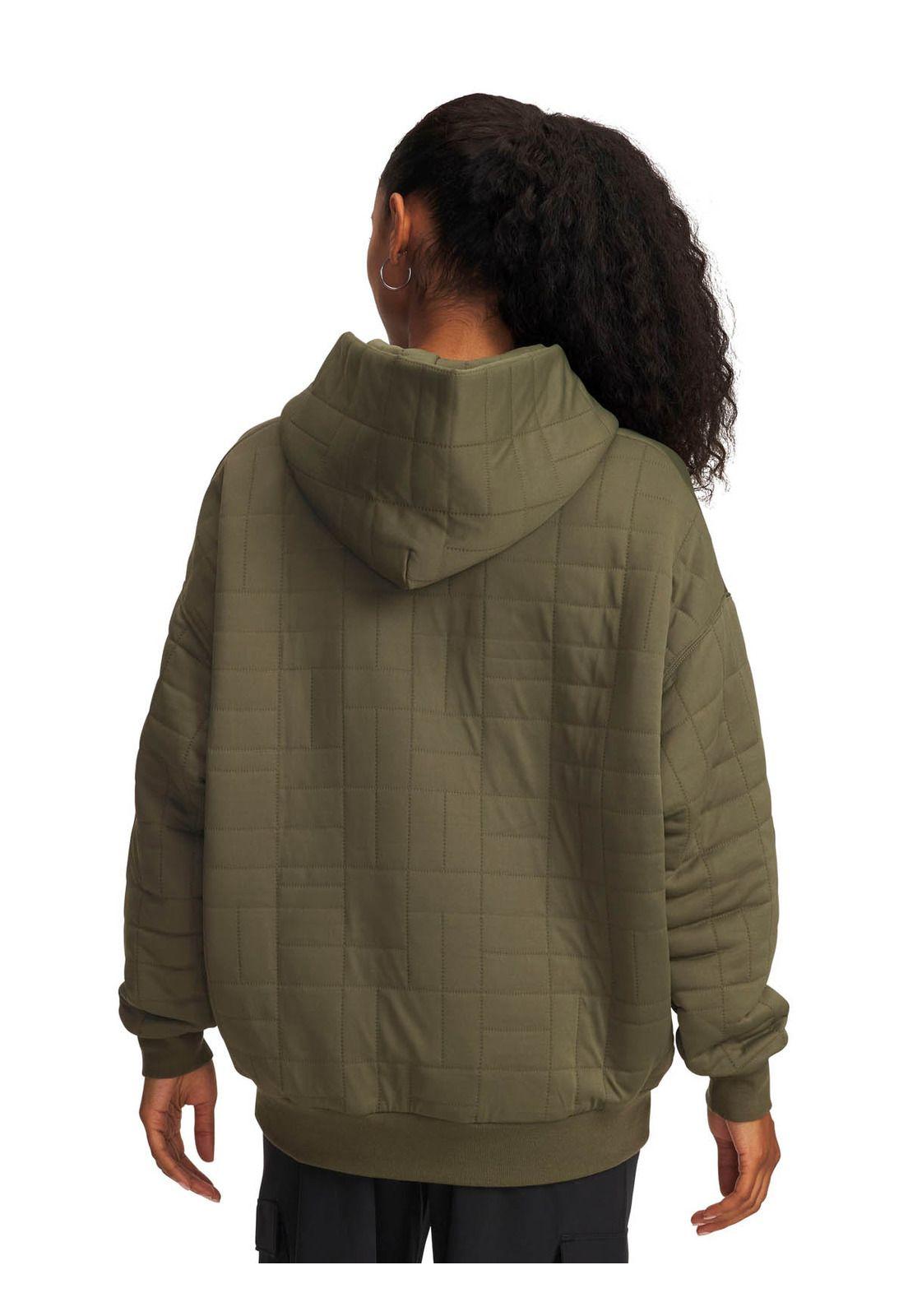 Polerón Lifestyle mujer Unstoppable Fleece verde -1