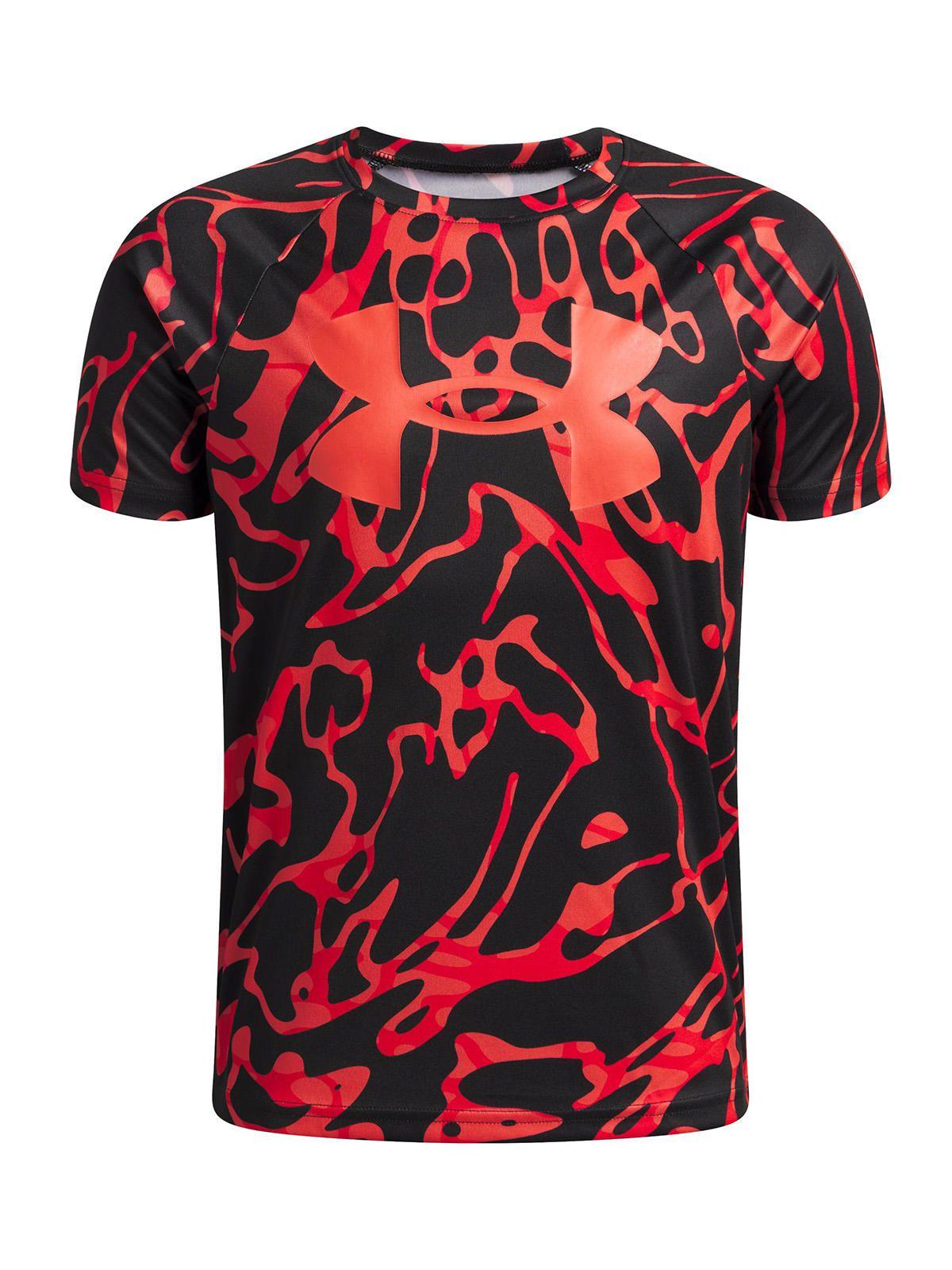 Polera M/C Niño Tech Big Logo Ss Negro-0