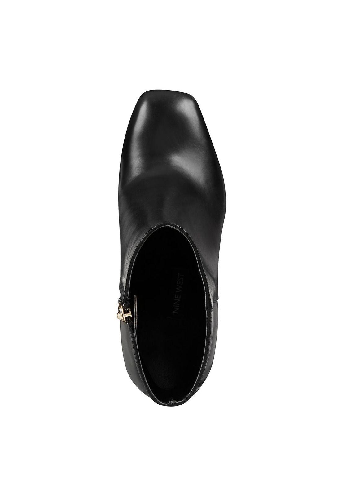 Botín Cuero Appappy Negro Mujer-7