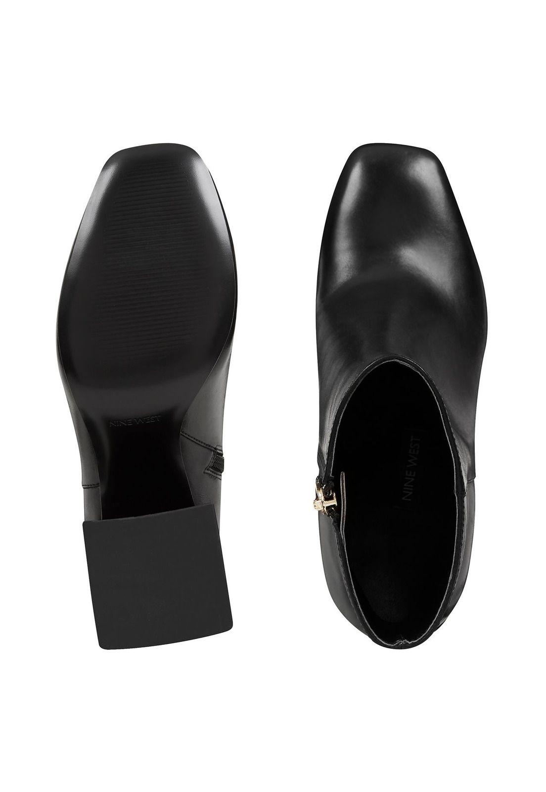 Botín Cuero Appappy Negro Mujer-9