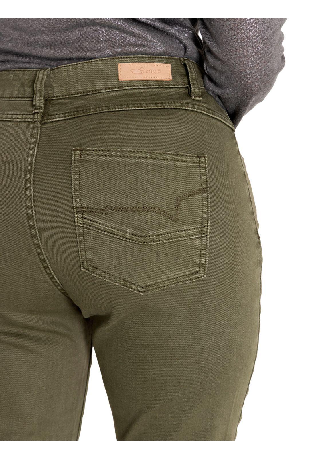 Pantalón Algodón Orgánico Mujer Leman Verde-8