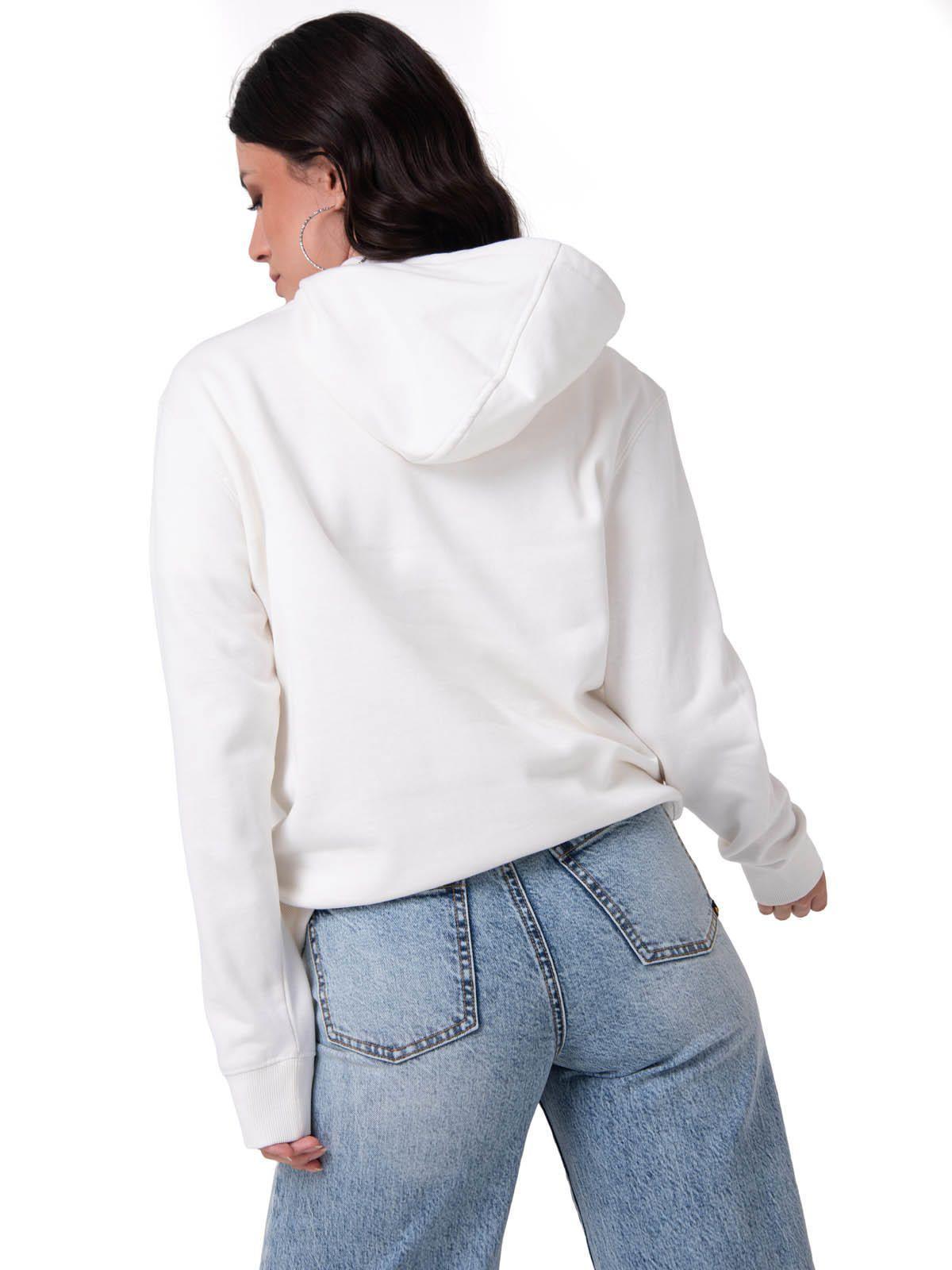 Polerón Mujer W Fleece Caterpillar Blanco-1