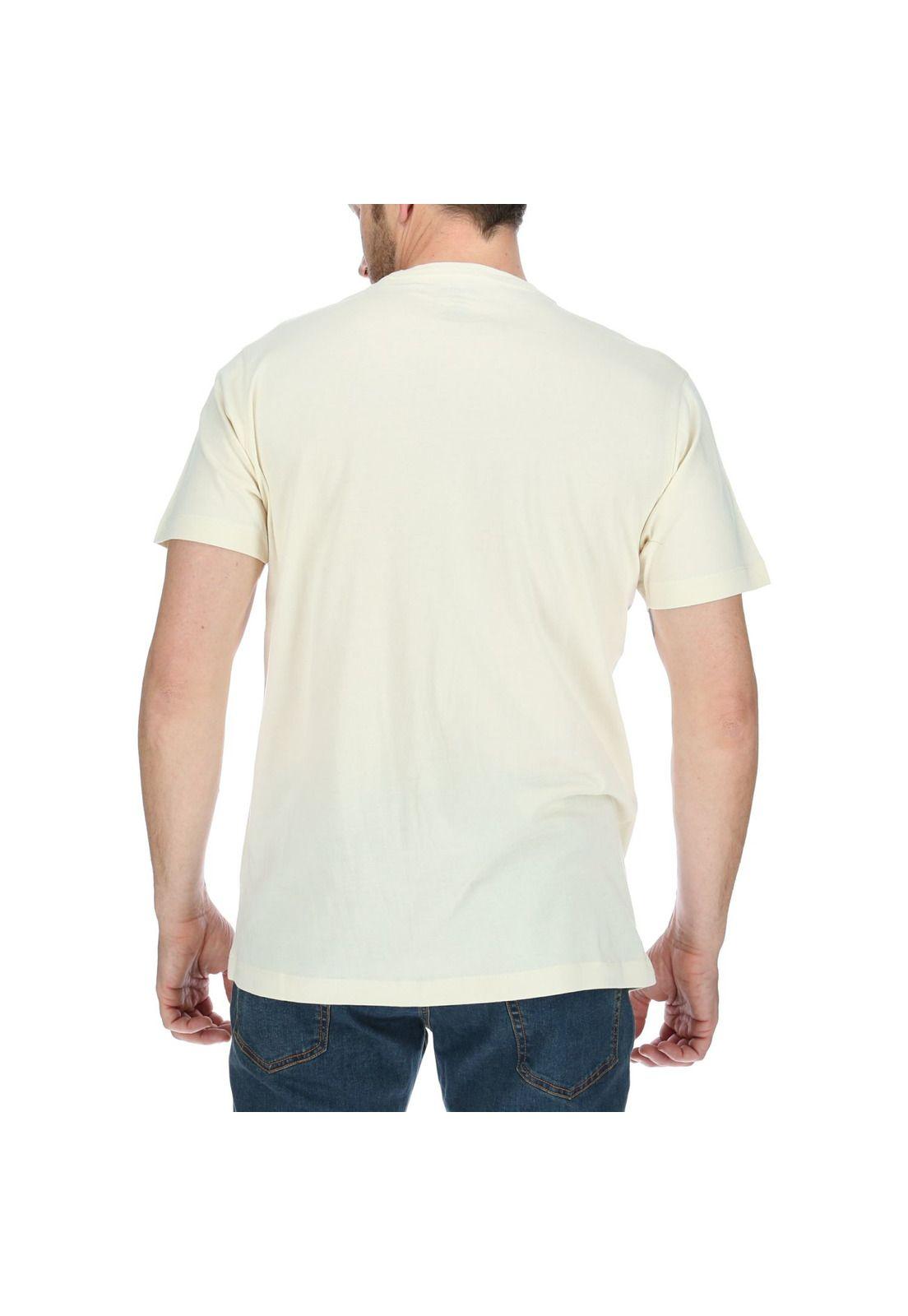 Polera Mc Hombre Script Classic Tee Crema-2