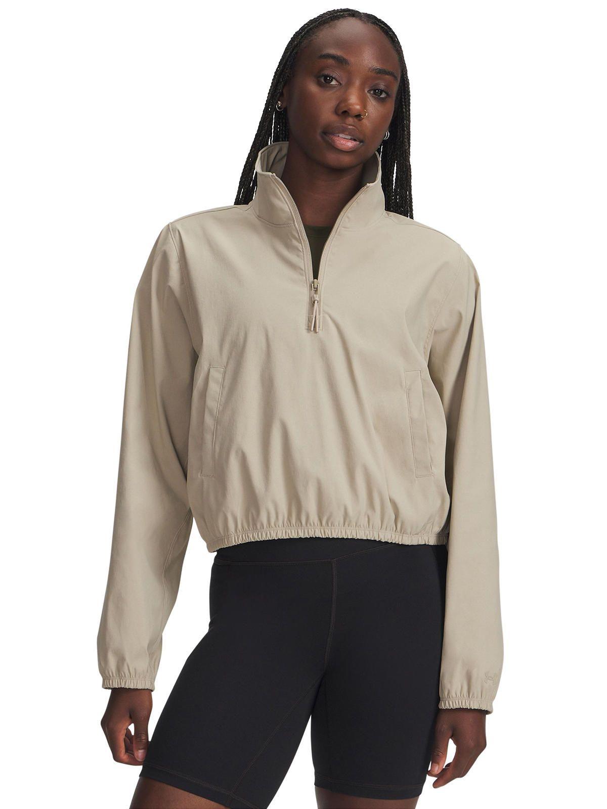 Polerón Lifestyle para mujer Unstoppable Woven café -0