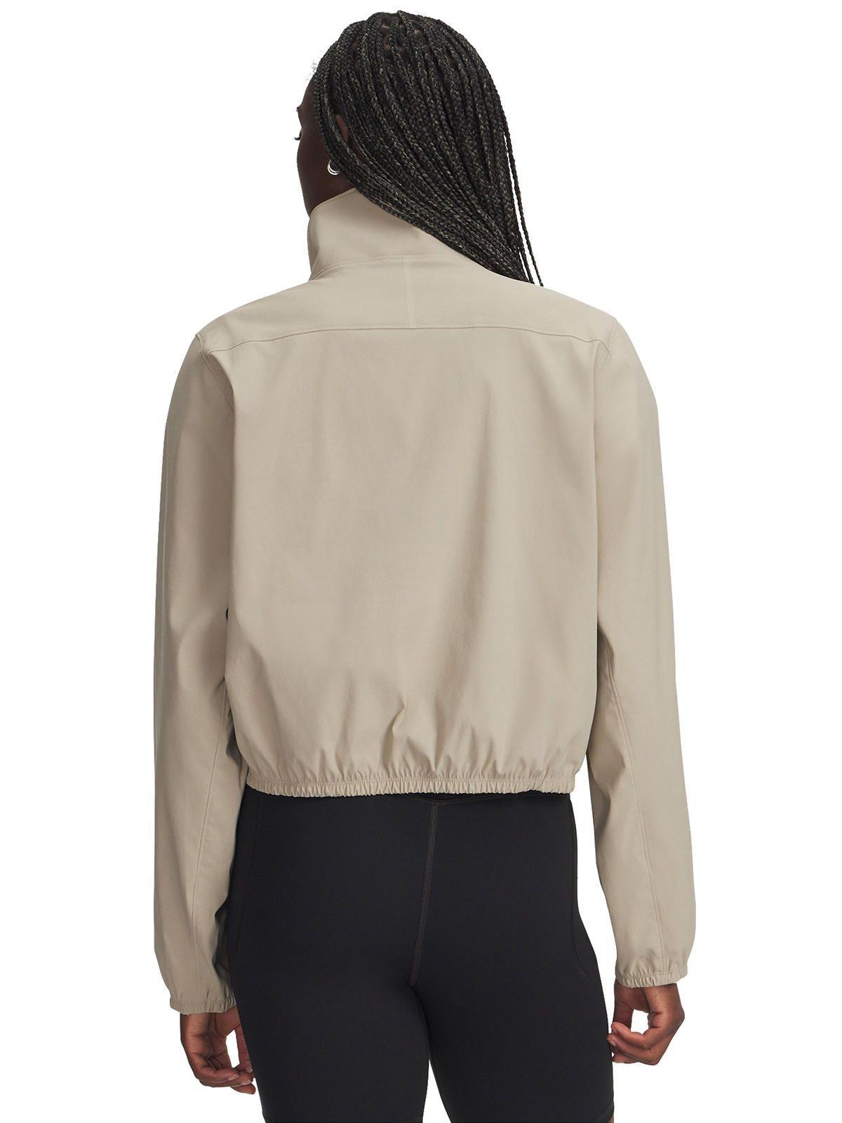 Polerón Lifestyle para mujer Unstoppable Woven café -1