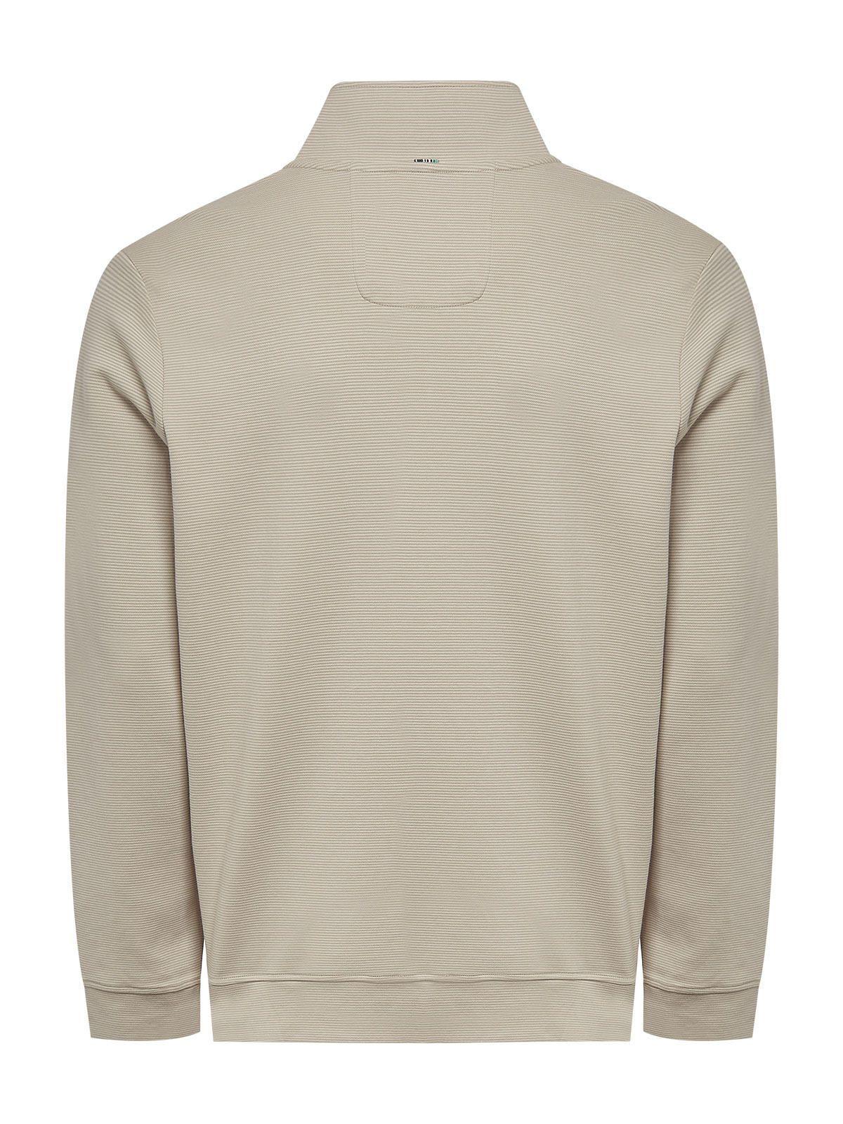 Polerón Algodón Pima Hombre Rimistripe Beige-1