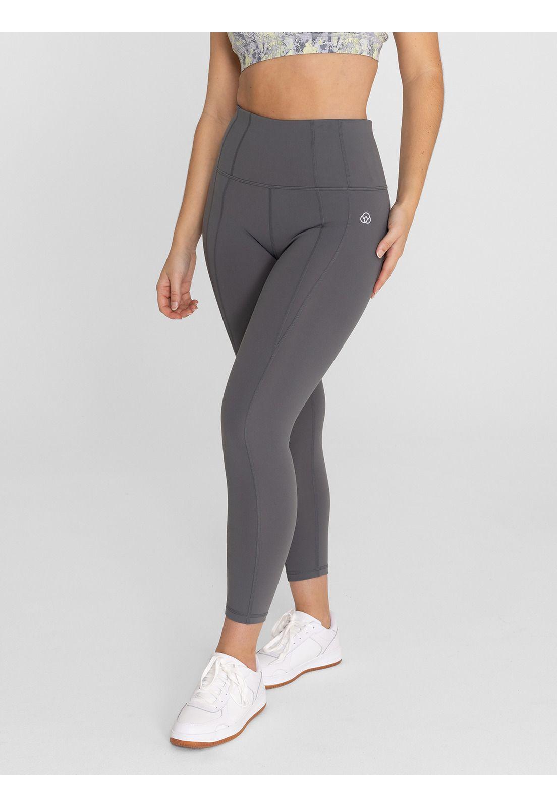 Calza 7/8 Mujer Ankle Alba Gris-0