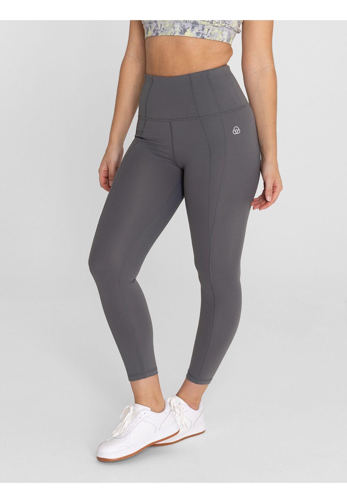 Calza 7/8 Mujer Ankle Alba Gris-1