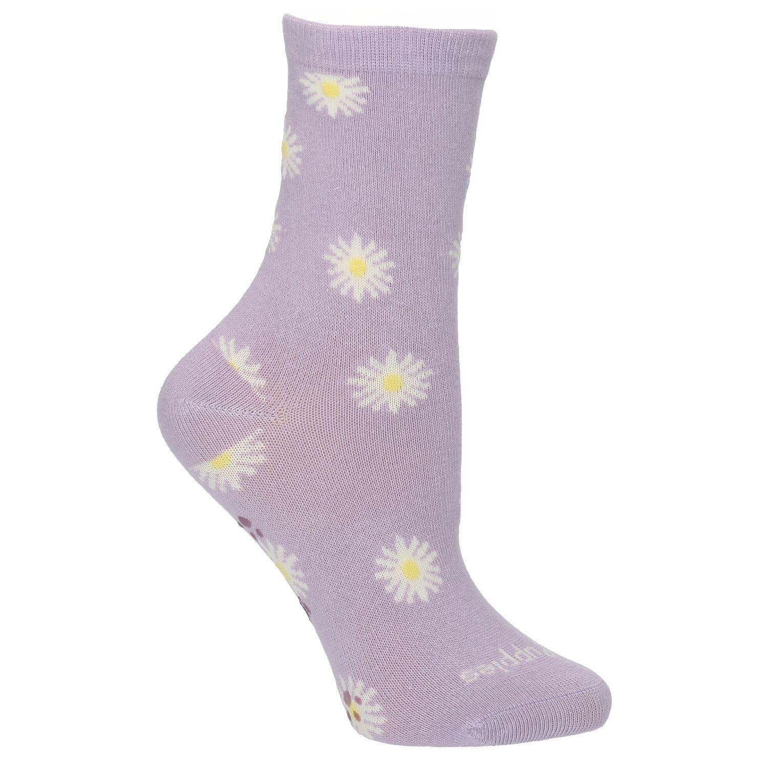 Calcetín Algodón Niña Daisy Morado-0