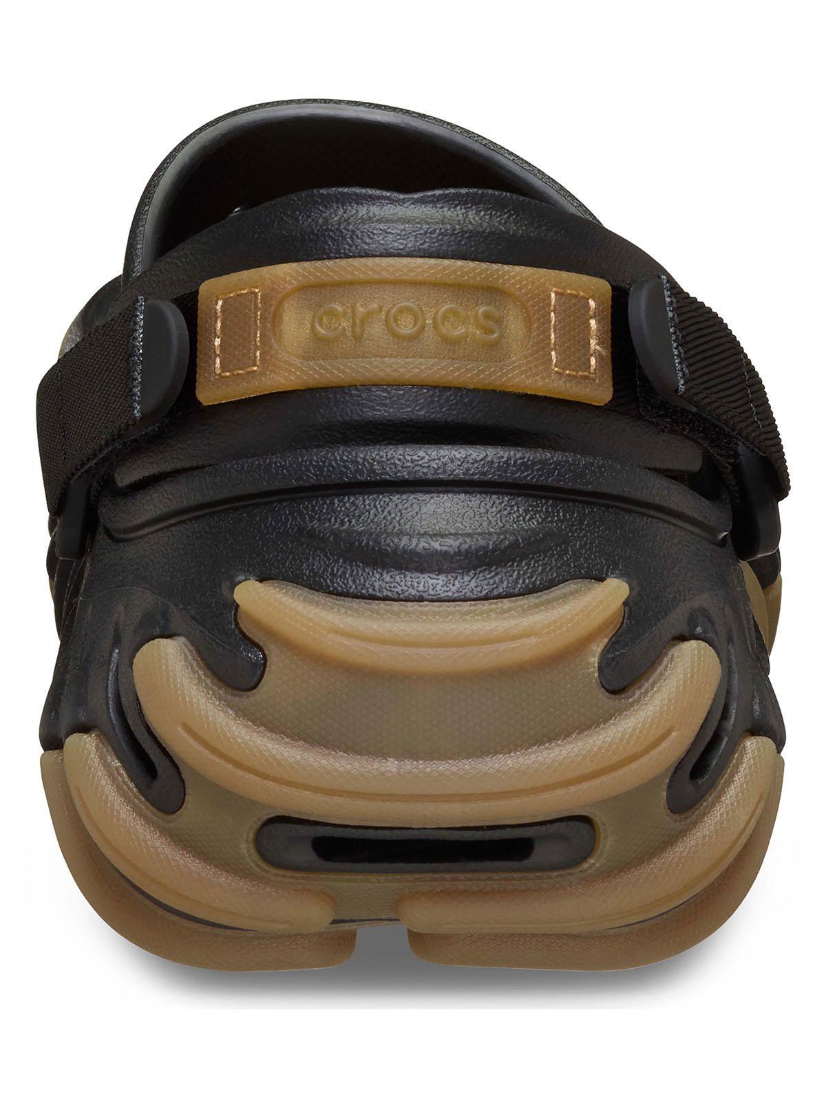 Zueco Crocs Hombre Echo Clog Negro Con Café-7