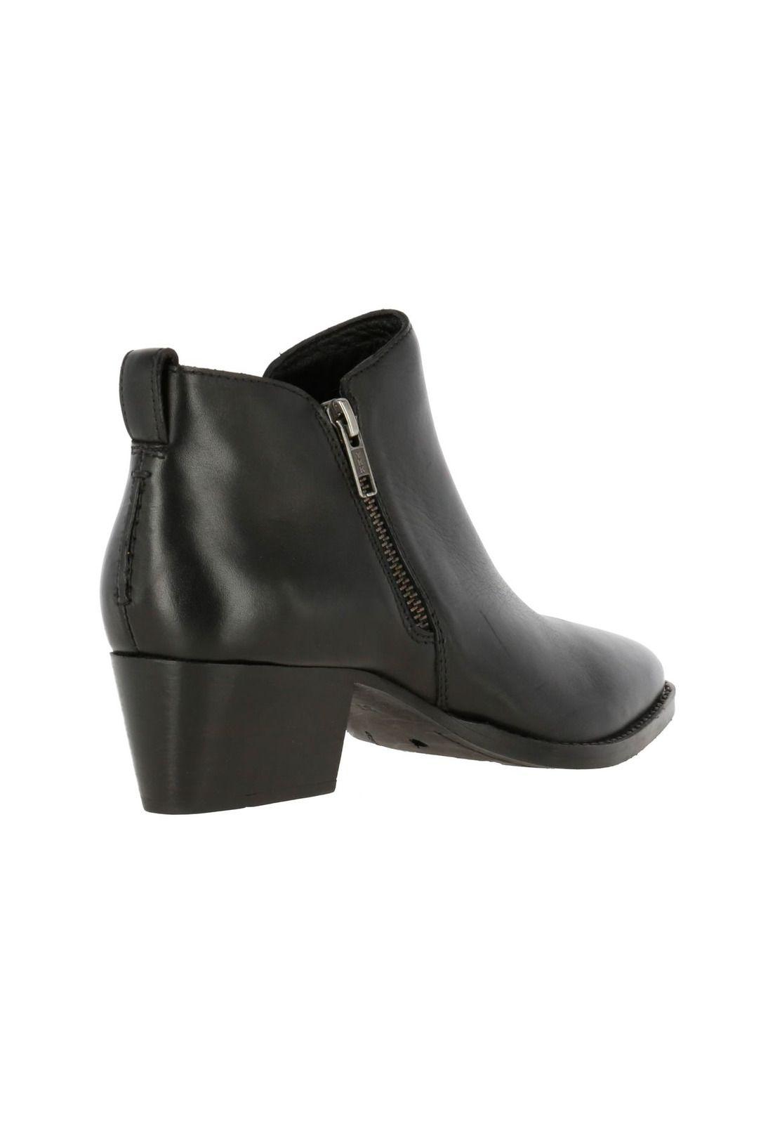 Botin Cuero Mujer Dina Negro-4