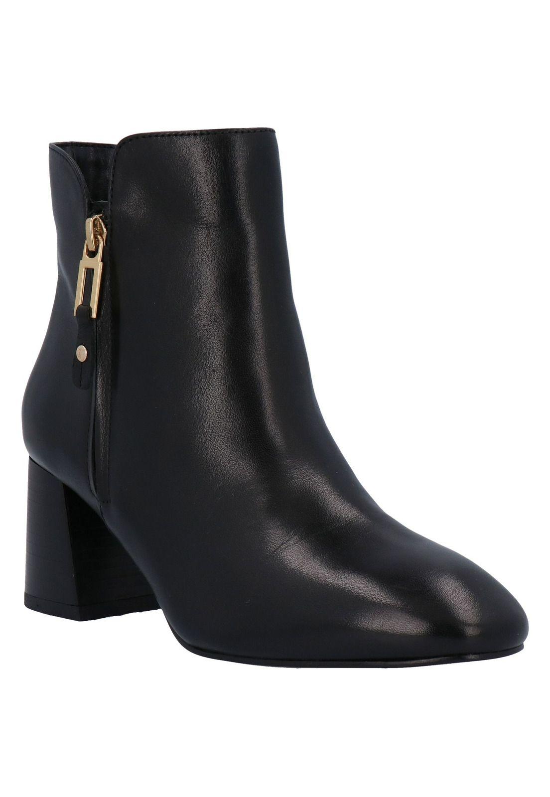 Botin Mujer Cuero Devoted Negro-0